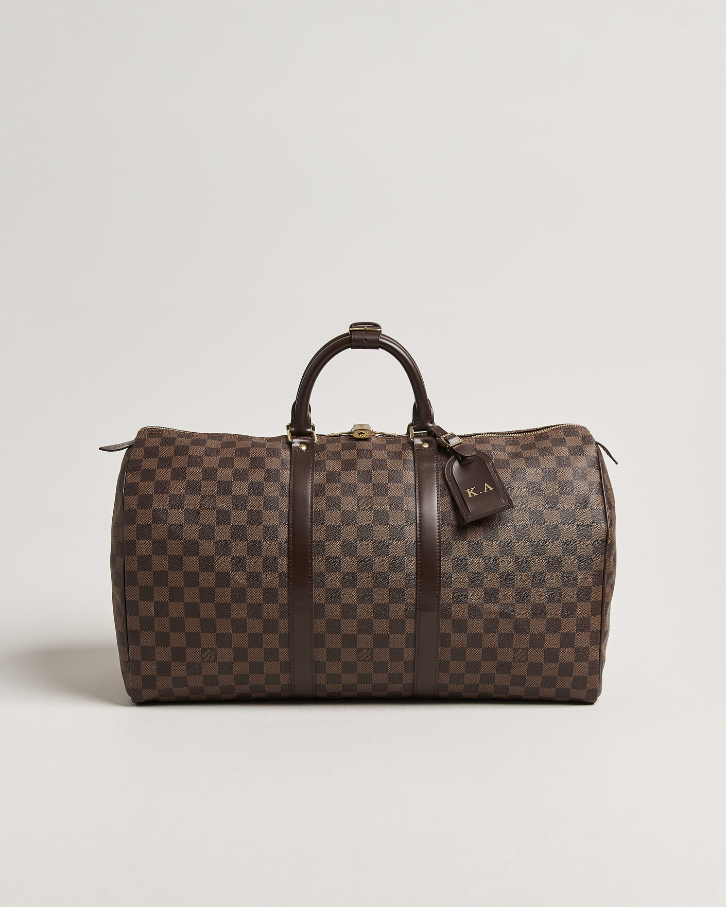 Herren | Pre-Owned & Vintage Bags | Louis Vuitton Pre-Owned | Keepall 50 Damier Ebene