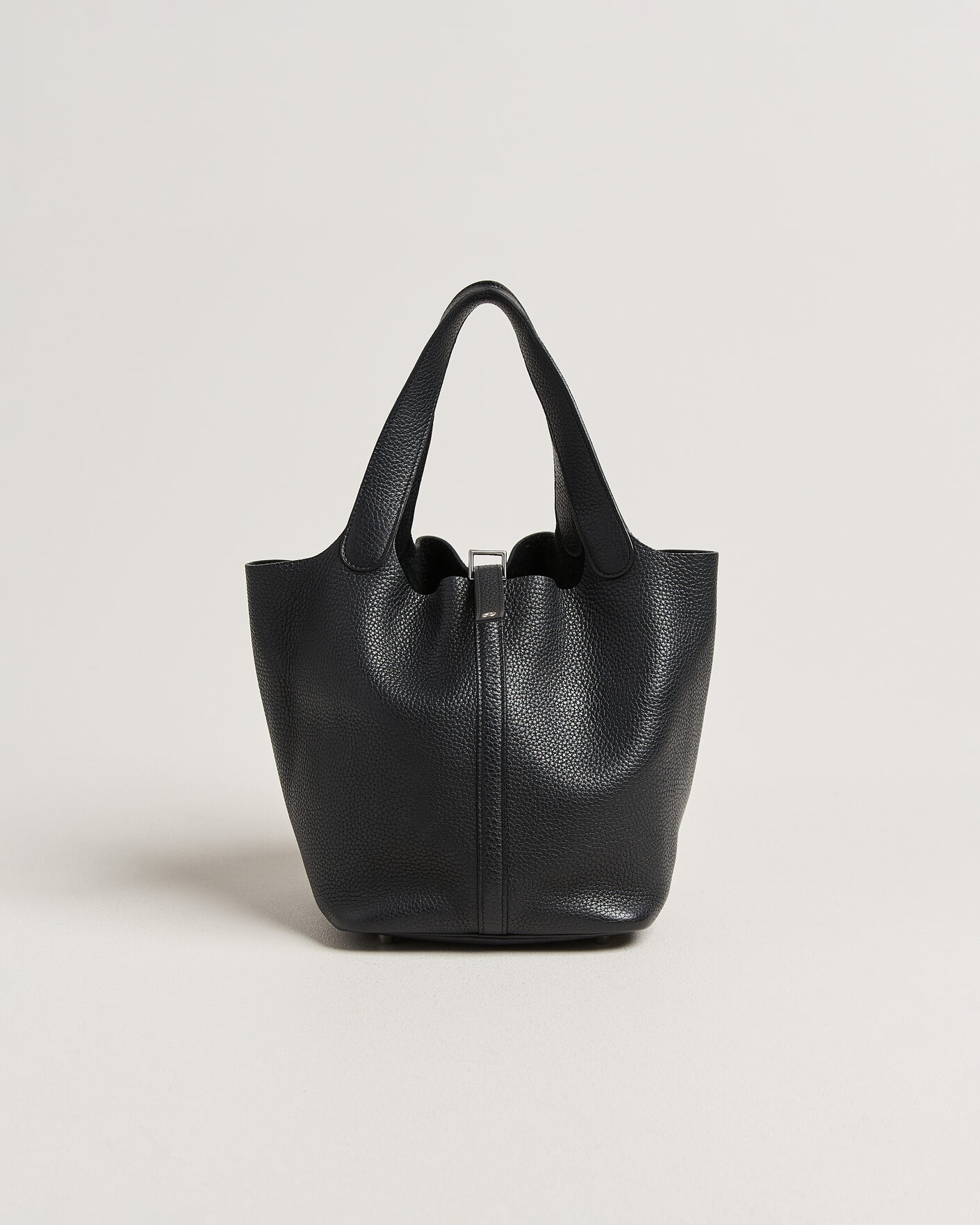 Herren | Pre-Owned & Vintage Bags | Hermès Pre-Owned | Picotin Lock 22 Taurillon Clemence Leather Black