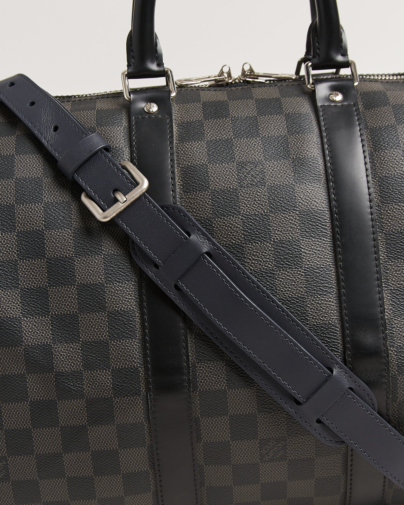 Herren | Pre-Owned & Vintage Bags | Louis Vuitton Pre-Owned | Keepall Bandouliére 45 Damier Graphite