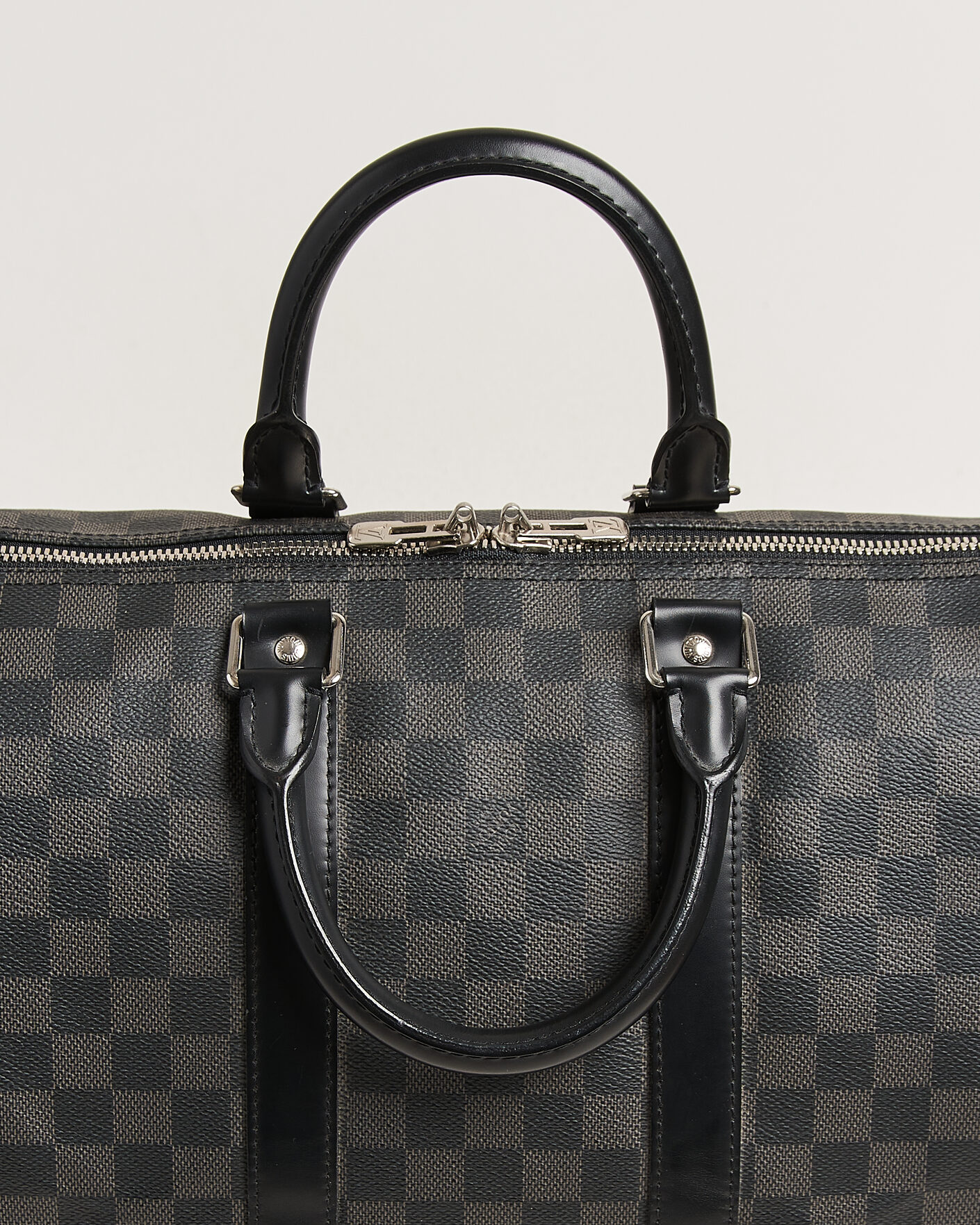 Herren | Pre-Owned & Vintage Bags | Louis Vuitton Pre-Owned | Keepall Bandouliére 45 Damier Graphite