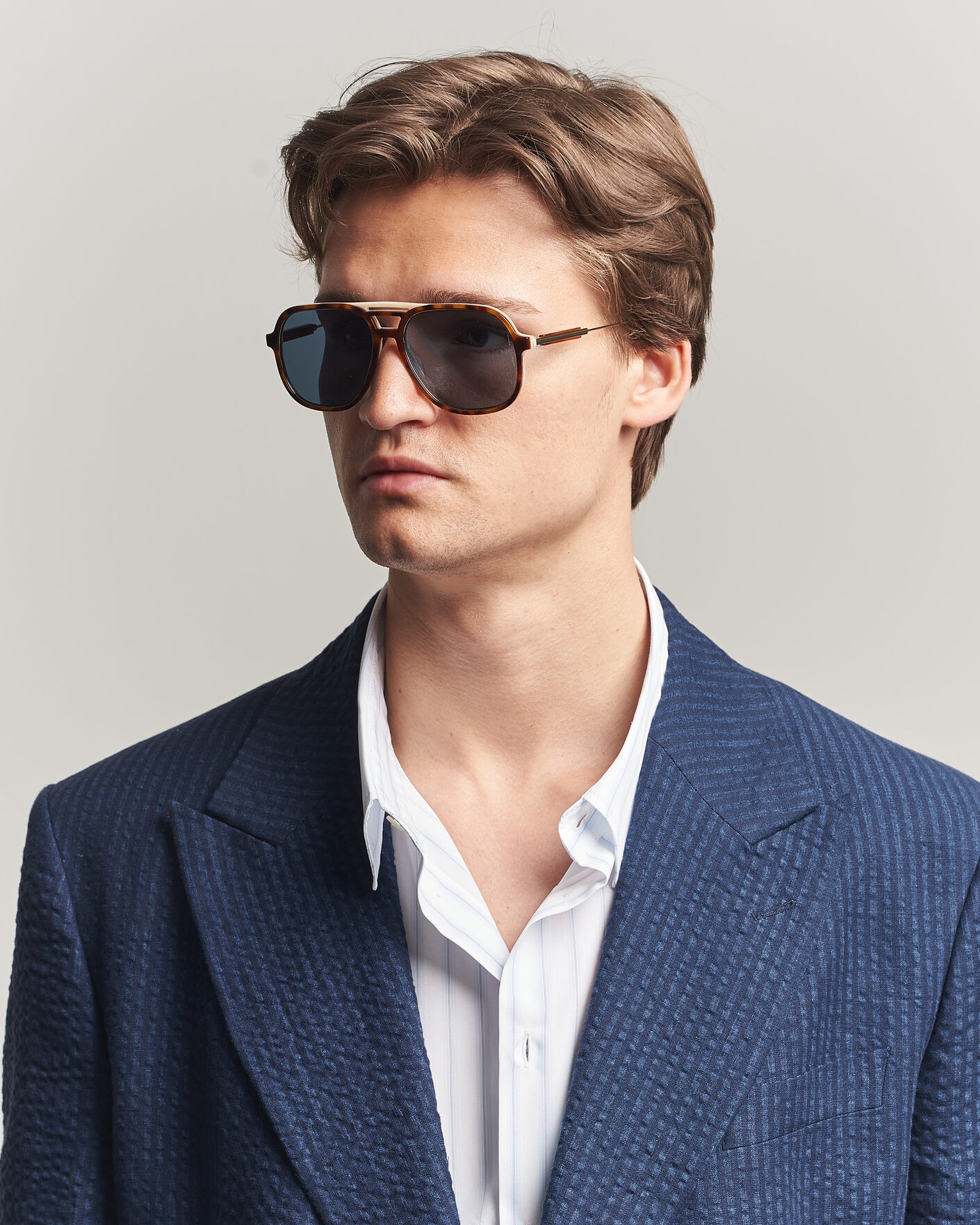 Herren | Sonnenbrillen | Brunello Cucinelli | 0BC4022S Sunglasses Havana Sigaro
