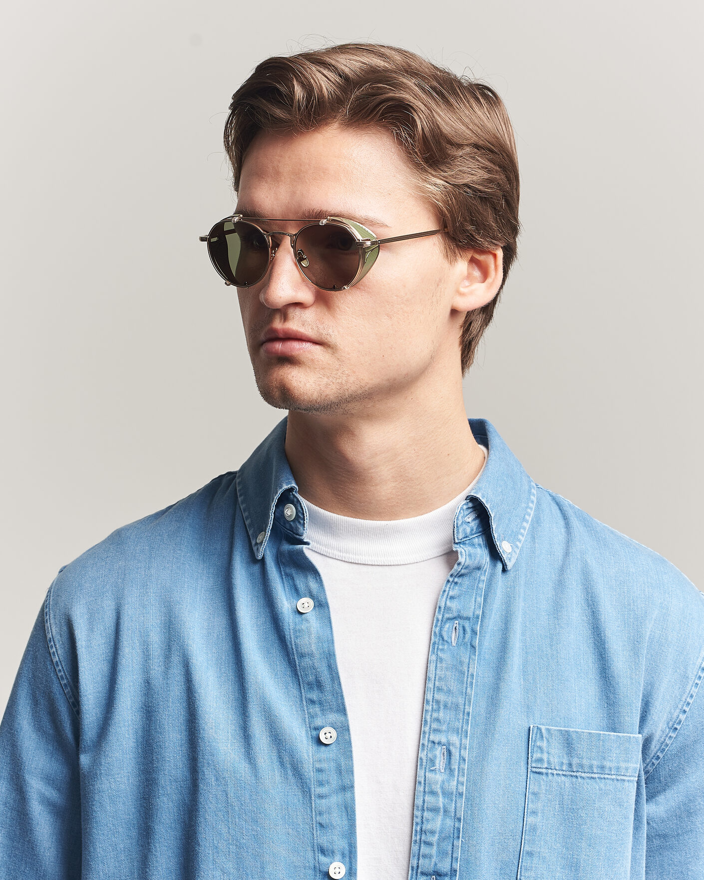 Herren | Sonnenbrillen | Garrett Leight | Ocampo Sunglasses Gold