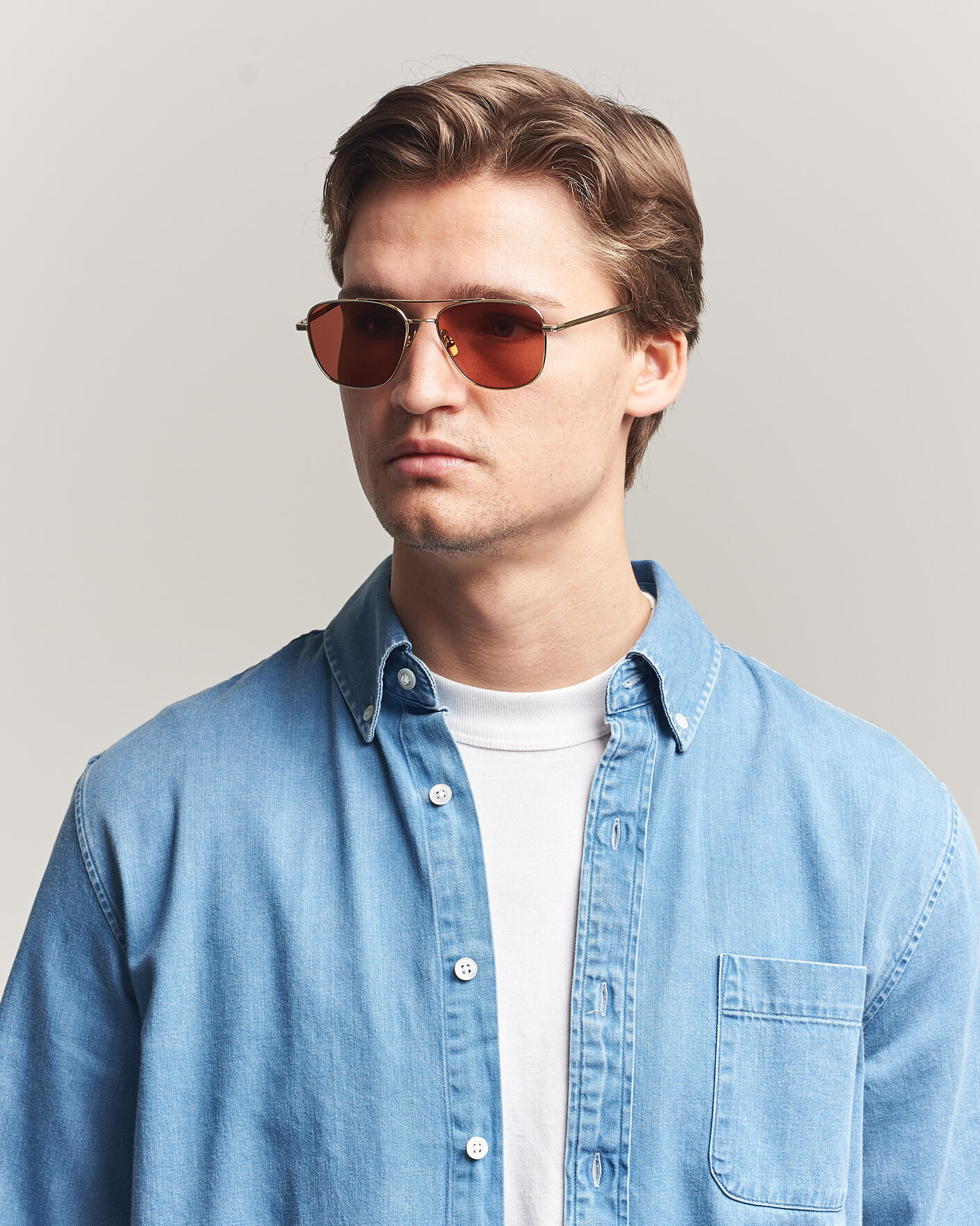 Herren | Sonnenbrillen | Garrett Leight | El Capitan Sunglasses Gold