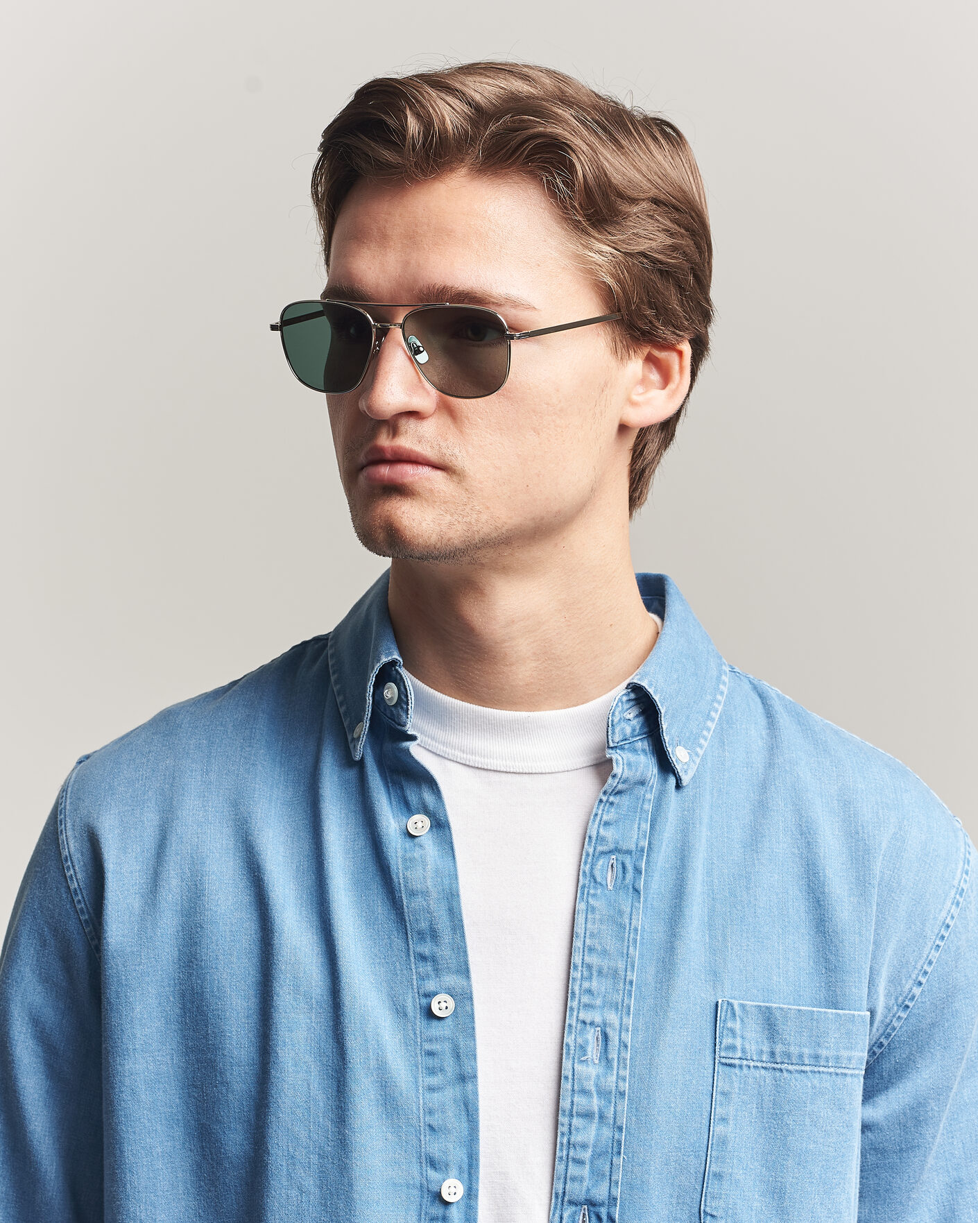 Herren | Sonnenbrillen | Garrett Leight | El Capitan Sunglasses Silver
