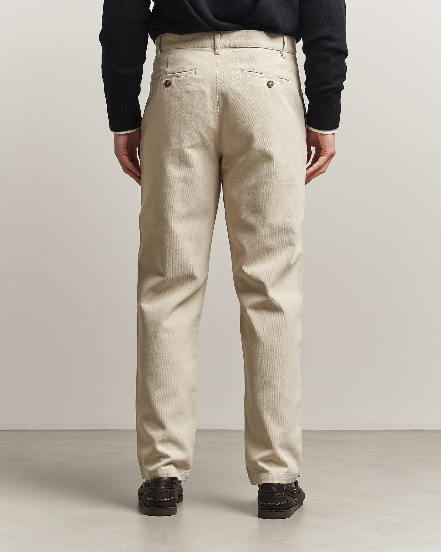Herren | Hosen | A Day's March | Miller Cotton Lyocell Trousers Light Khaki