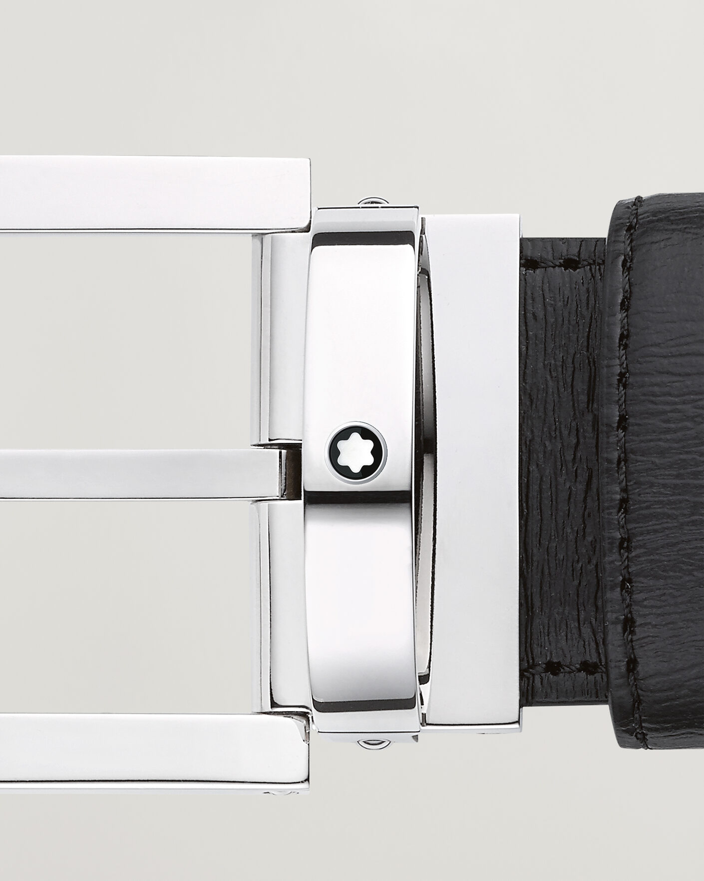 Herren | Gürtel | Montblanc | Rectangular 35mm Leather Belt Black