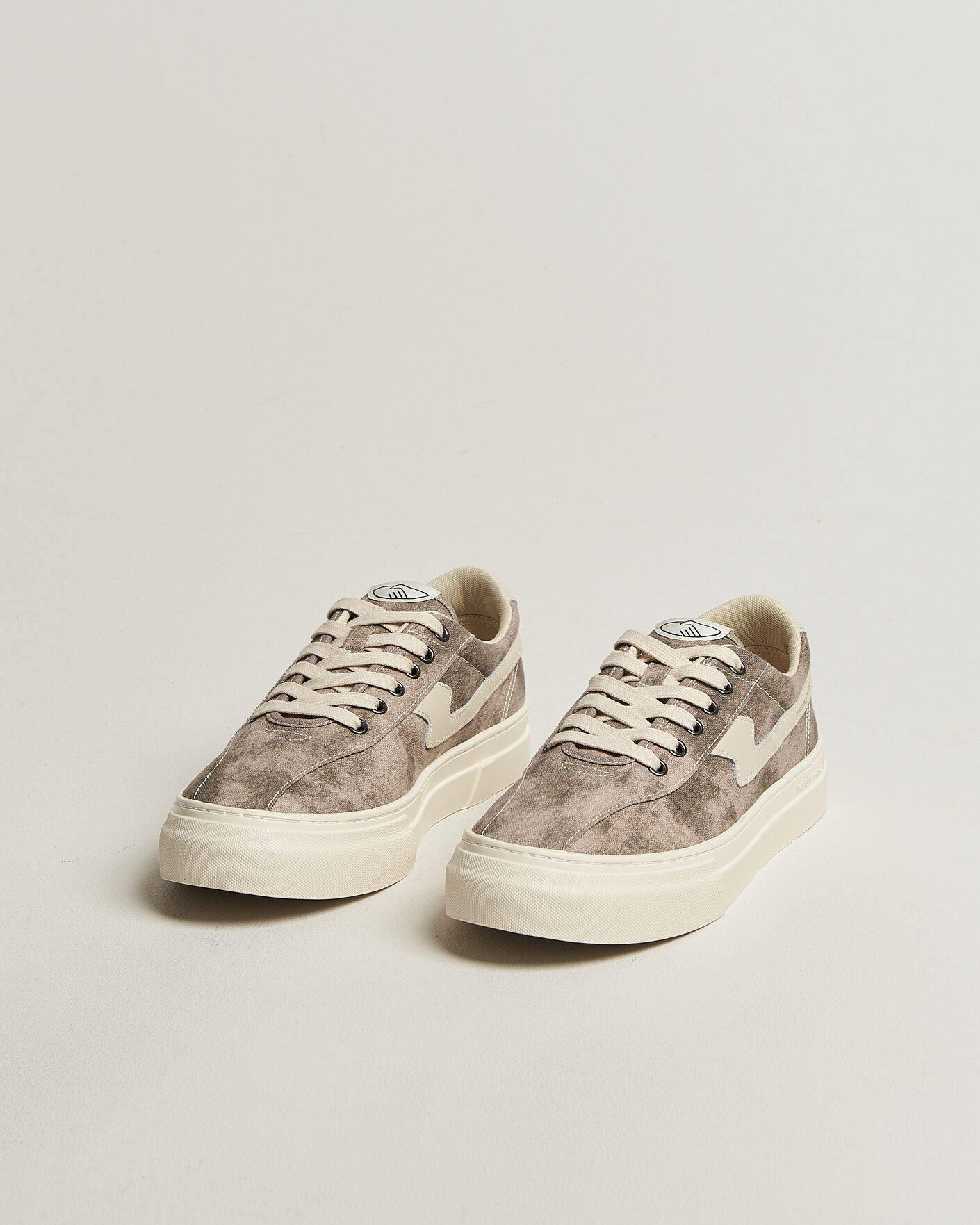 Herren | Sneaker | Stepney Workers Club | Dellow S-Strike Sunfade Canvas Sneaker Earth Grey