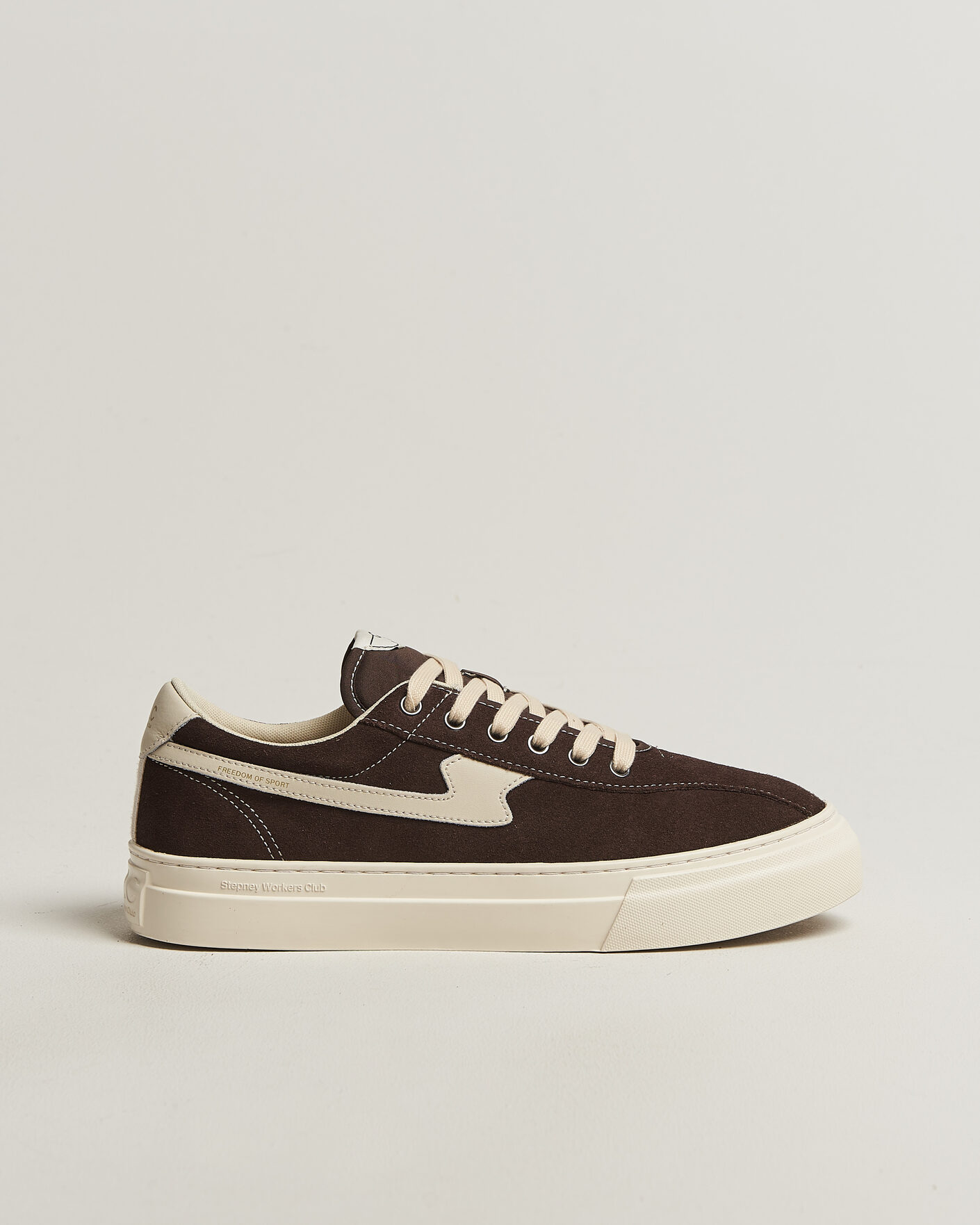 Herren | Sneaker | Stepney Workers Club | Dellow S-Strike Cupsole Suede Sneaker Dark Brown
