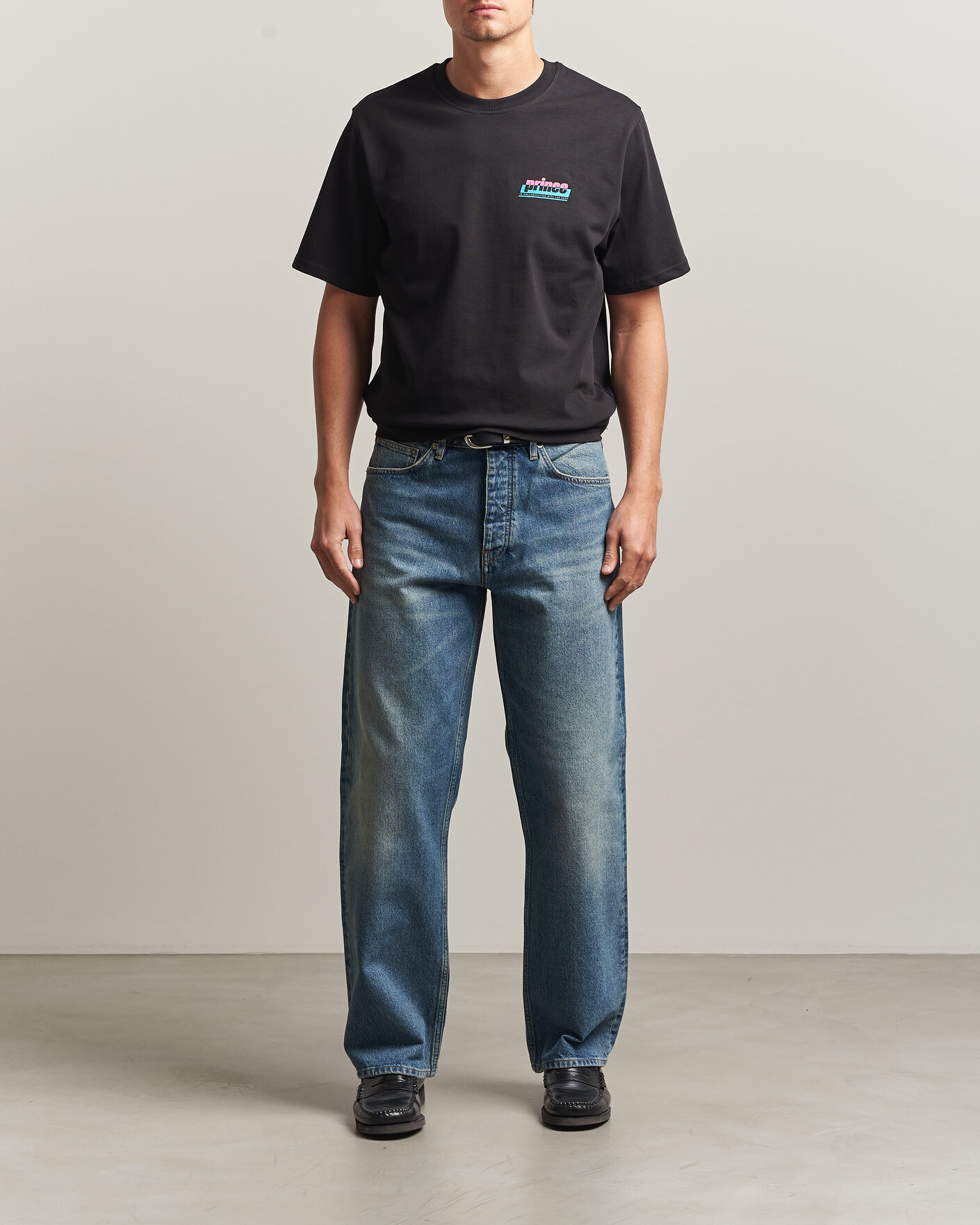 Herren | T-Shirts | LES DEUX | Prince P T-Shirt Black