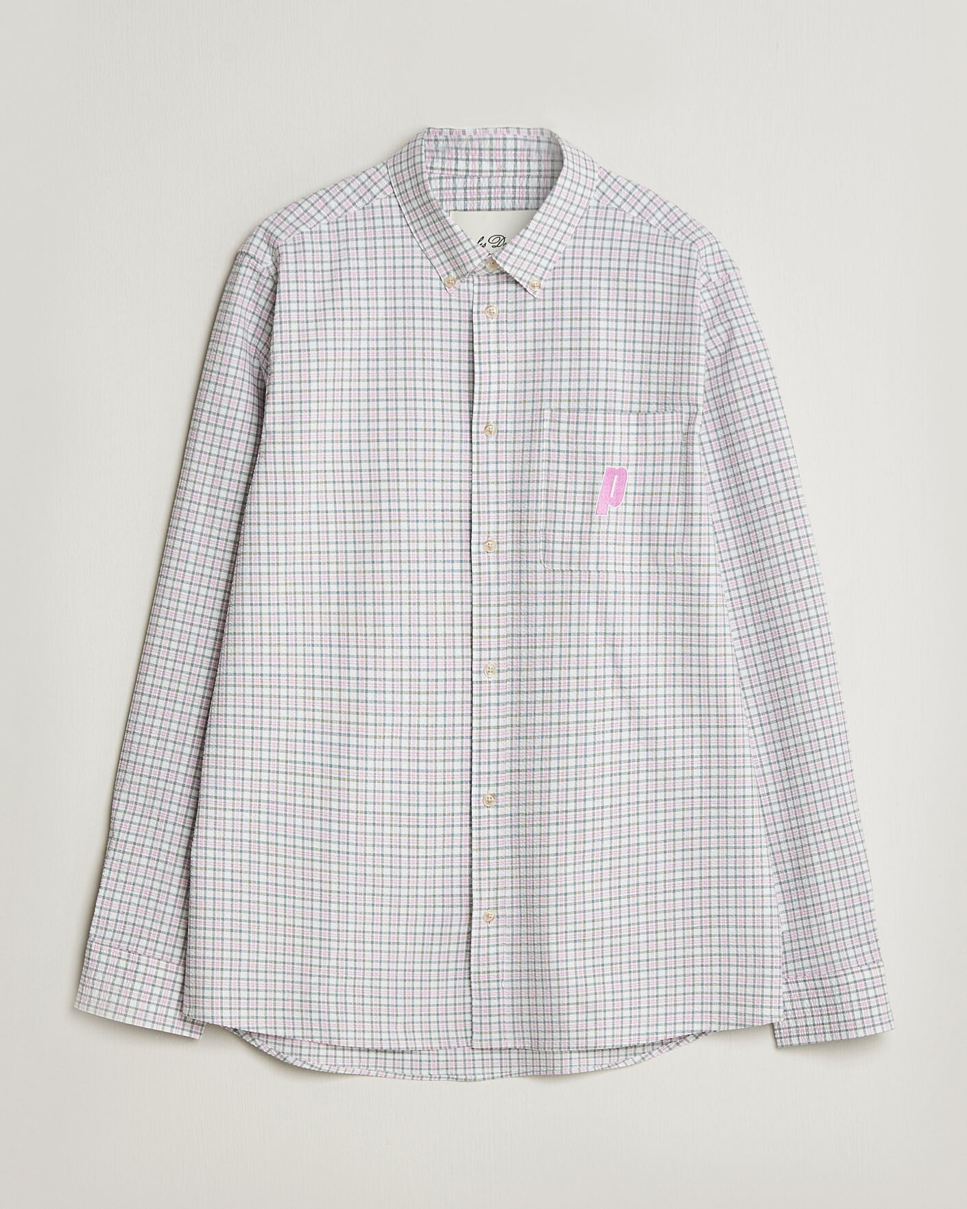 Herren | Hemden | LES DEUX | Prince Seersucker Check Shirt Ivory
