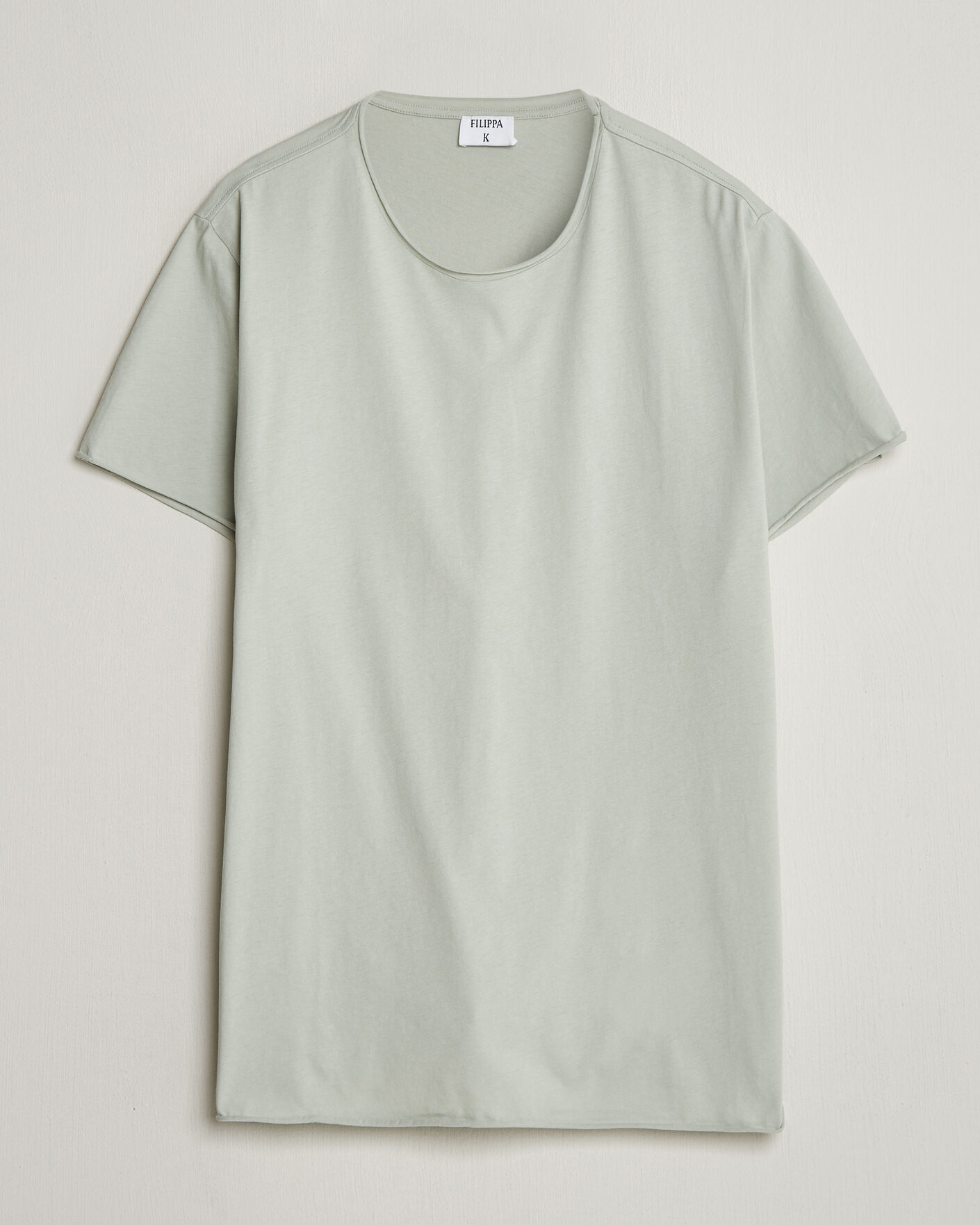 Herren | T-Shirts | Filippa K | Roll Neck Crew Neck T-Shirt Silver Grey