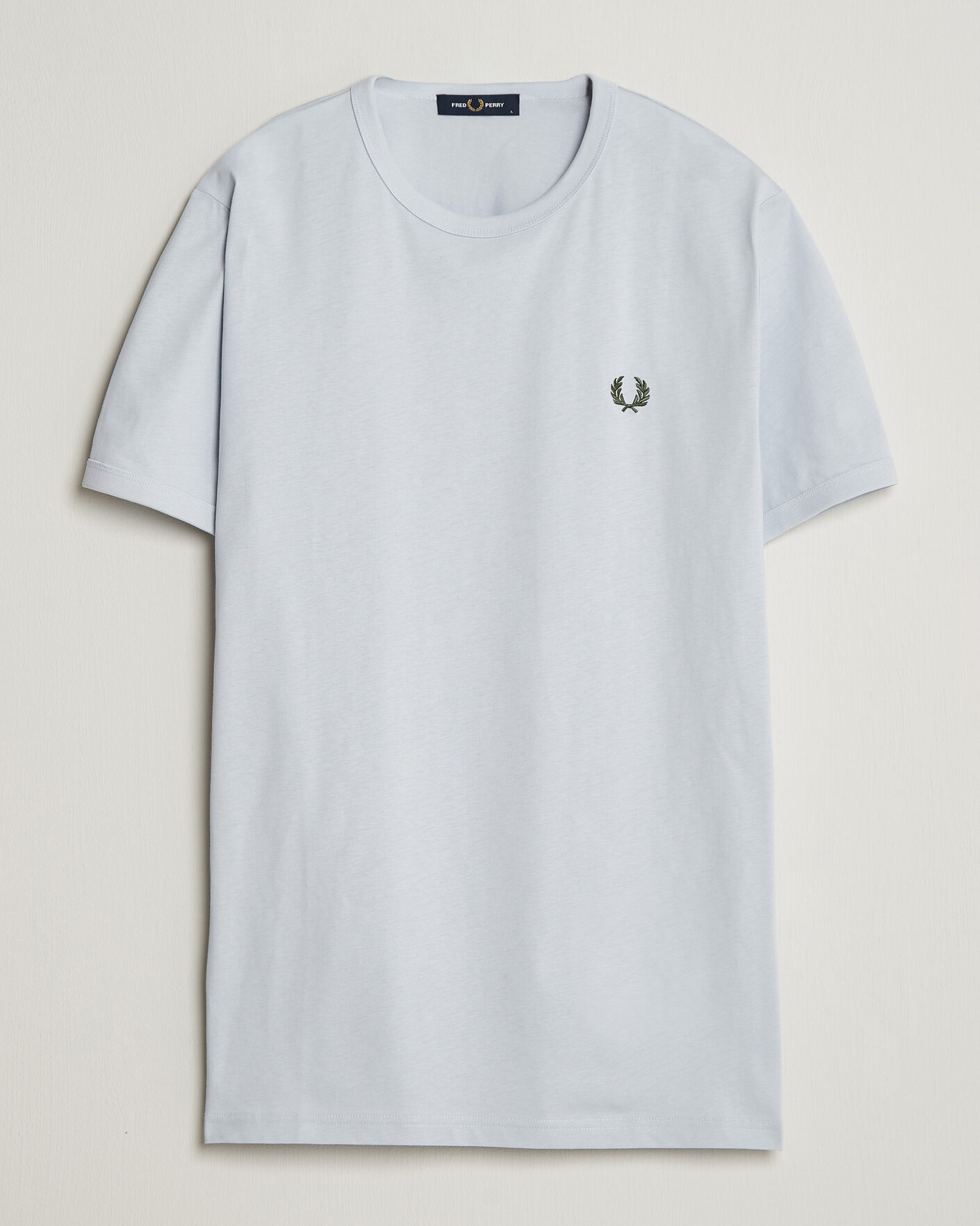 Herren | T-Shirts | Fred Perry | Ringer T-Shirt Dusky Blue