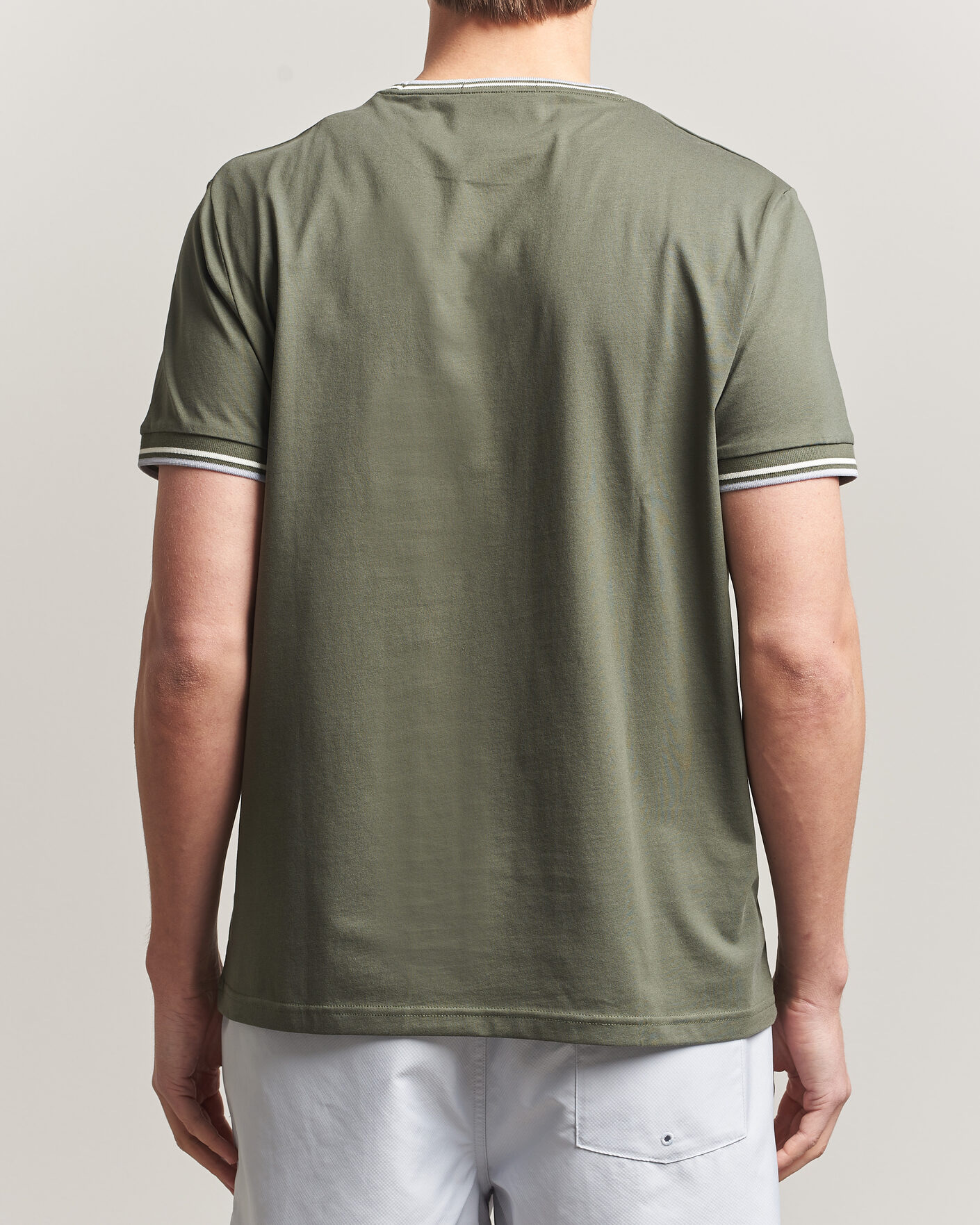 Herren | T-Shirts | Fred Perry | Twin Tipped T-Shirt Laurel Wreath Green