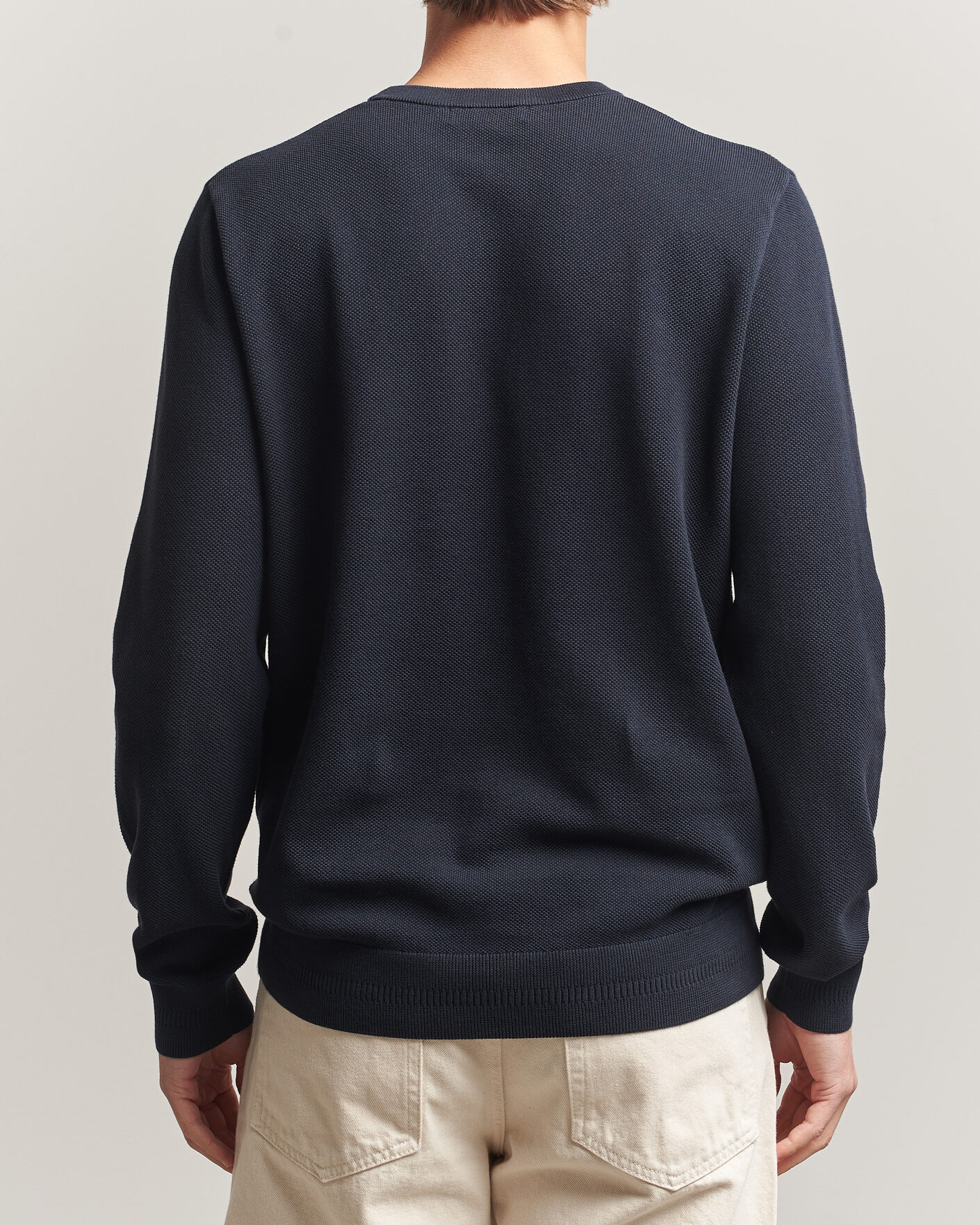 Herren | Pullover | Fred Perry | Piqué Stitched Sweater Navy
