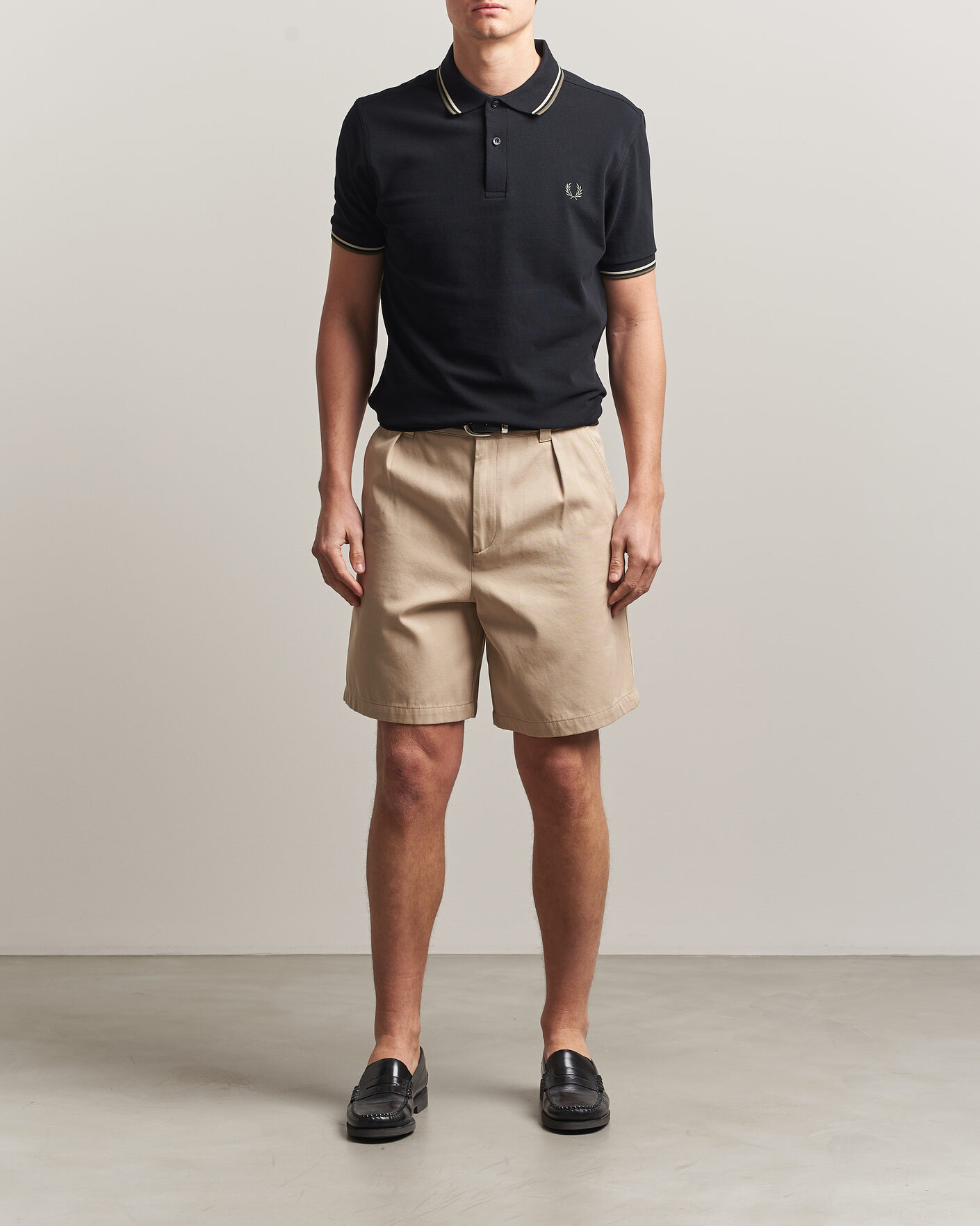 Herren | Poloshirts | Fred Perry | Twin Tipped Polo Shirt Black