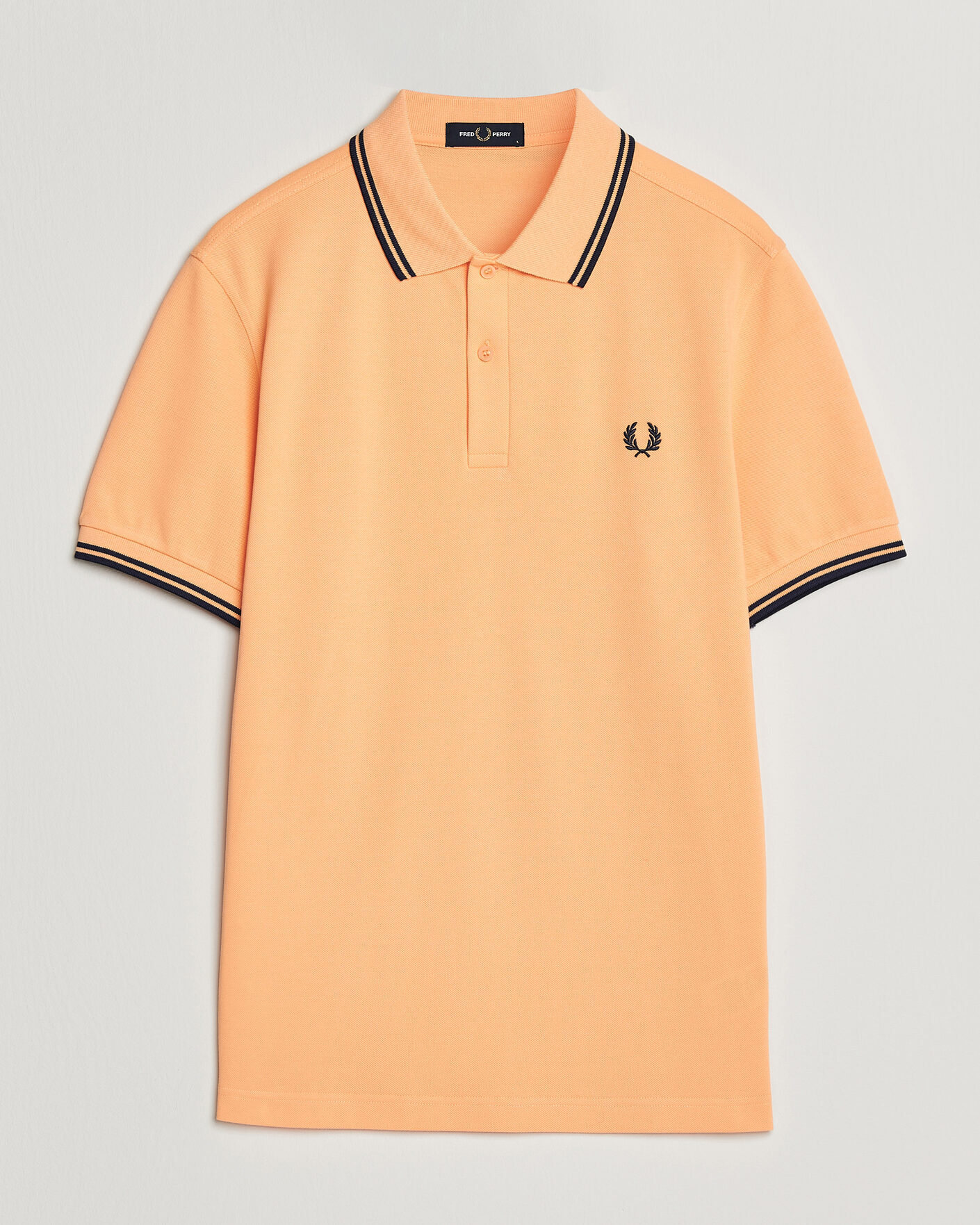Herren | Poloshirts | Fred Perry | Twin Tipped Polo Shirt Peach