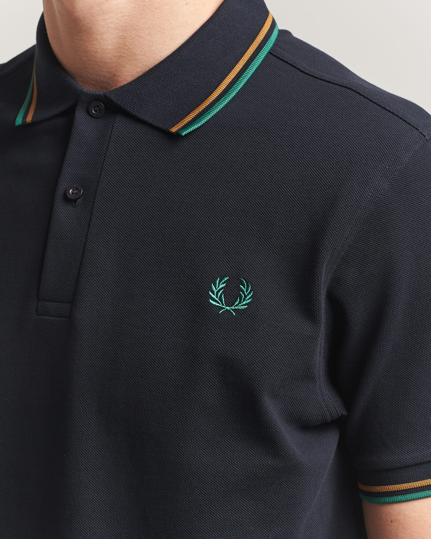 Herren | Poloshirts | Fred Perry | Twin Tipped Polo Shirt Navy