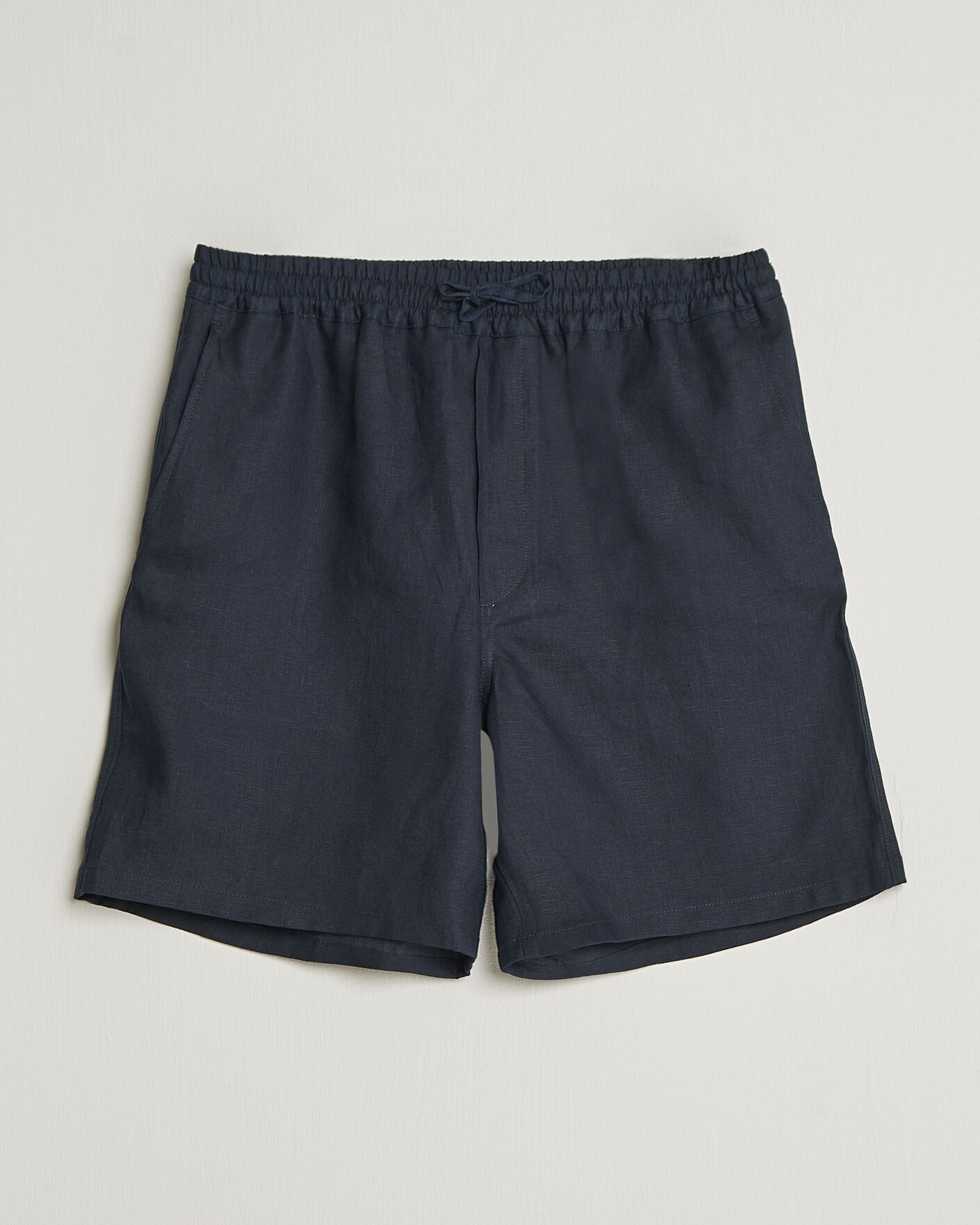 Herren | Shorts | J.Lindeberg | Joff Linen Drawstring Shorts Navy