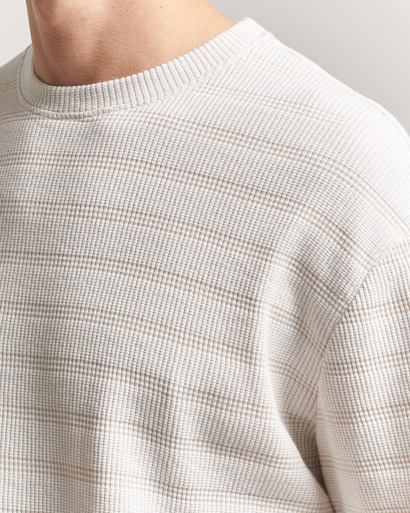 Herren | T-Shirts | J.Lindeberg | Jose Jacquard T-Shirt Moonbeam