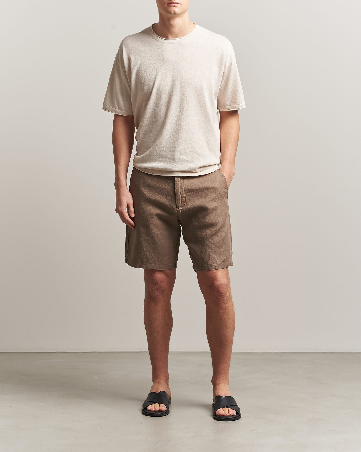 Herren | Shorts | NN07 | Aden Linen Shorts Clay Mirage