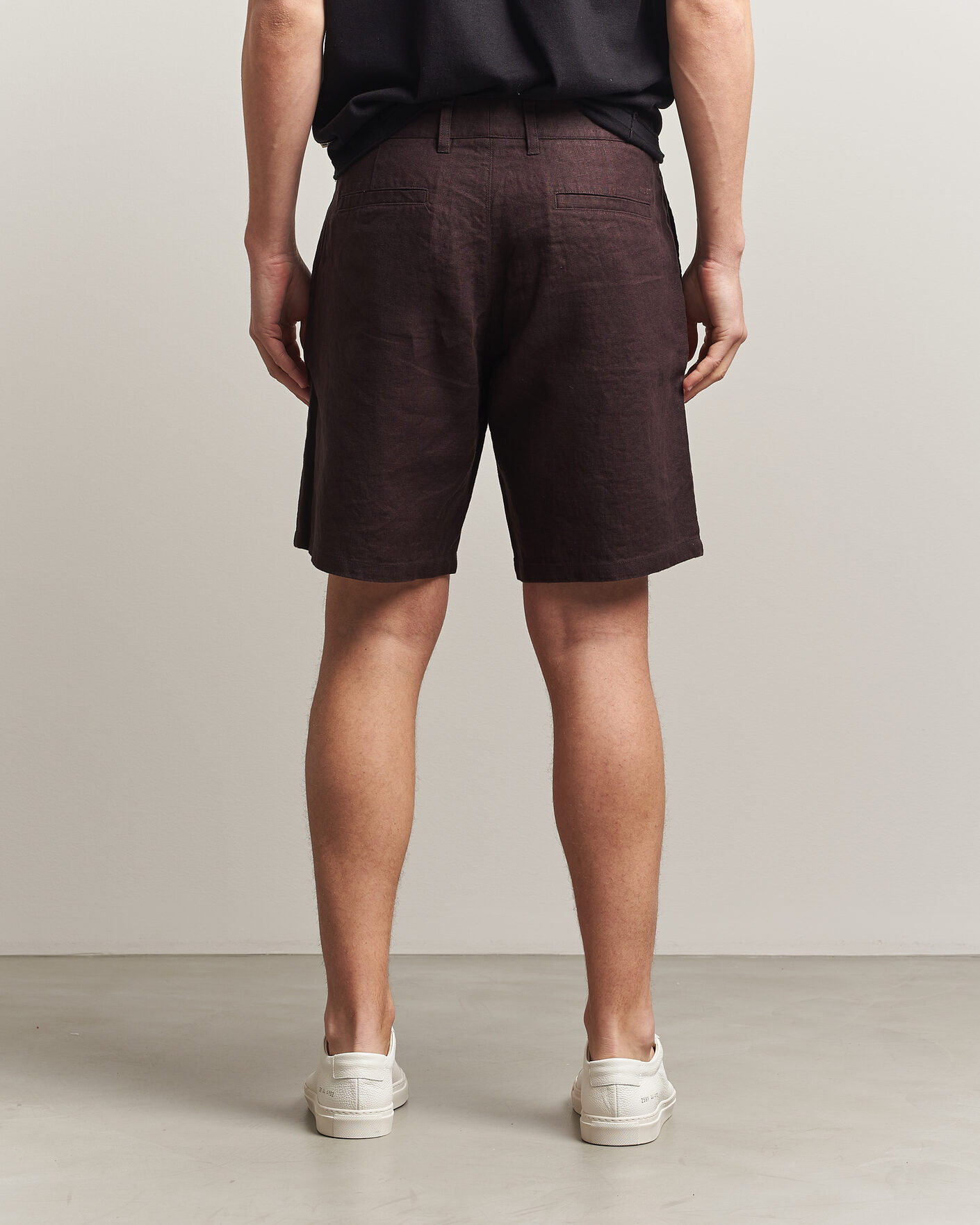 Herren | Shorts | NN07 | Aden Linen Shorts Dusky Port