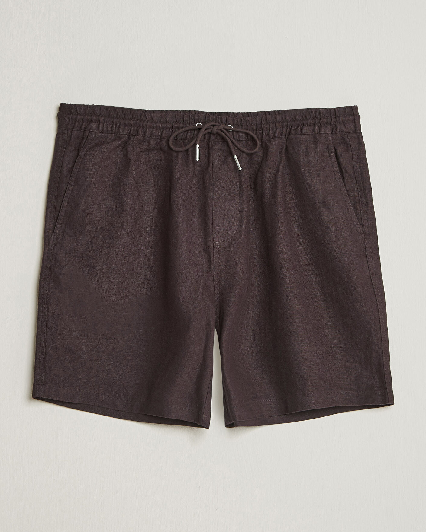 Herren | Shorts | NN07 | Gregor Linen Drawstring Shorts Dusky Port