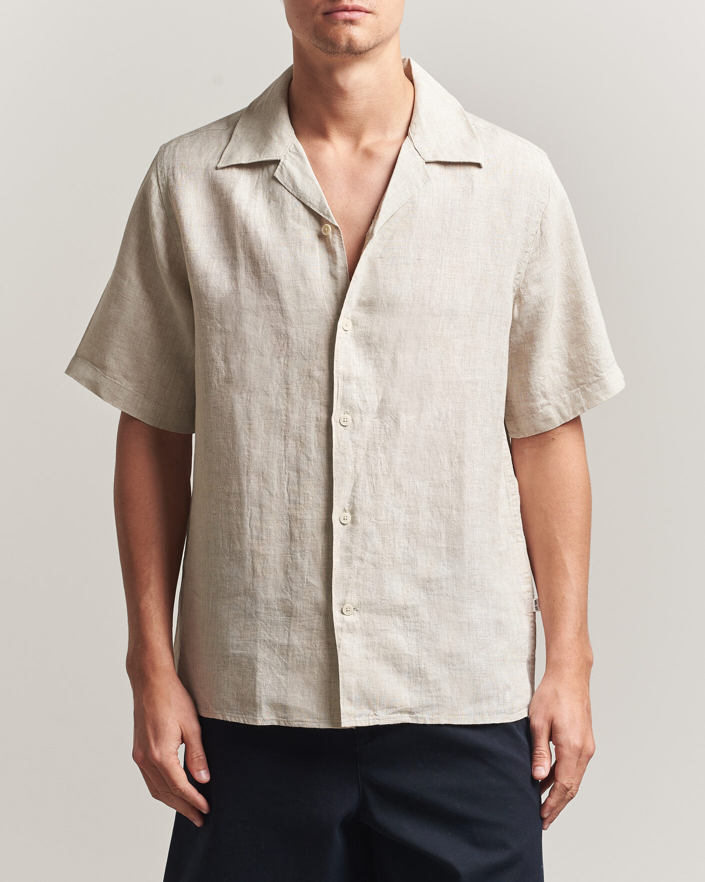 Herren | Hemden | NN07 | Julio Linen Resort Shirt Oat