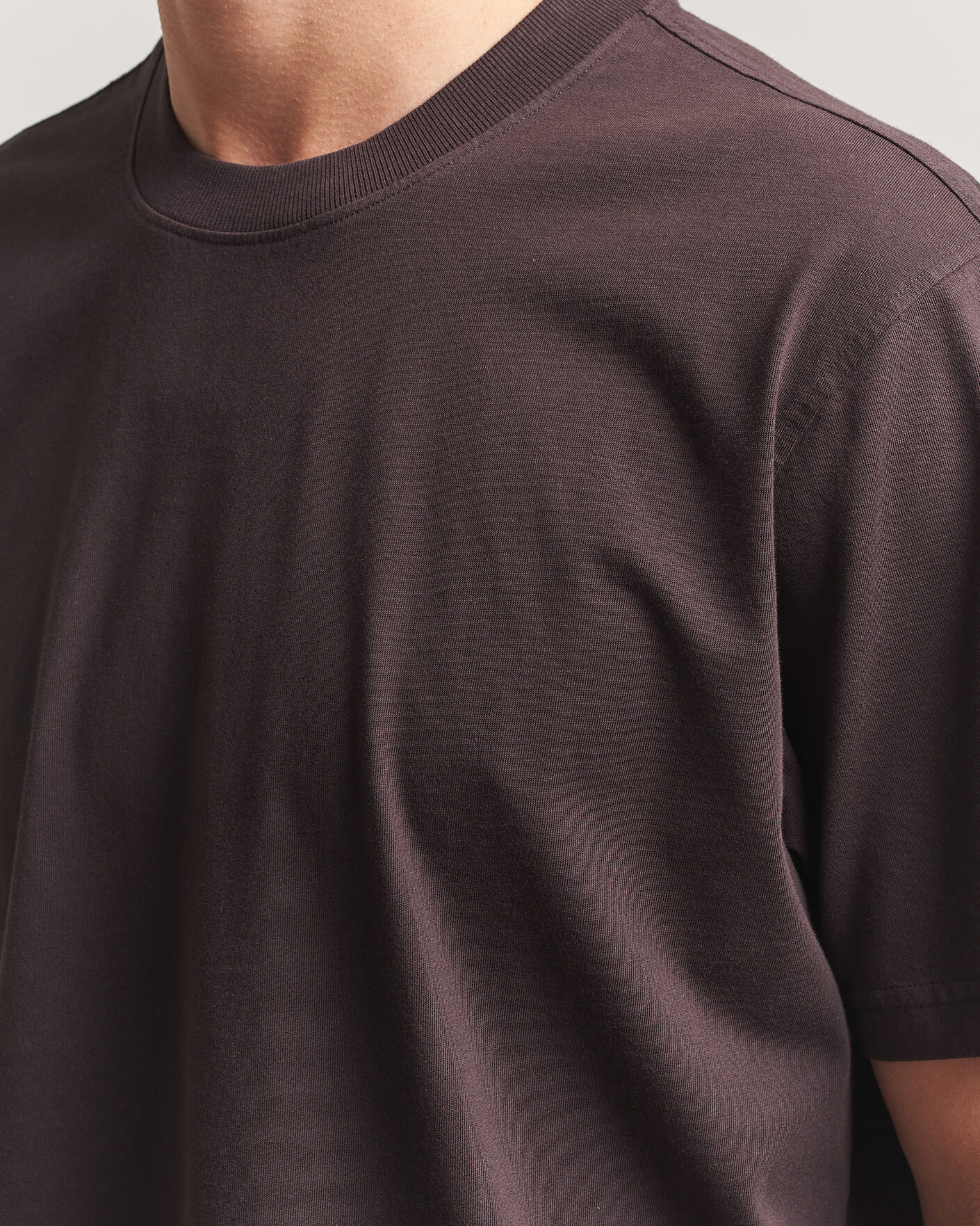 Herren | T-Shirts | NN07 | Adam Crew Neck T-Shirt Dusky Port