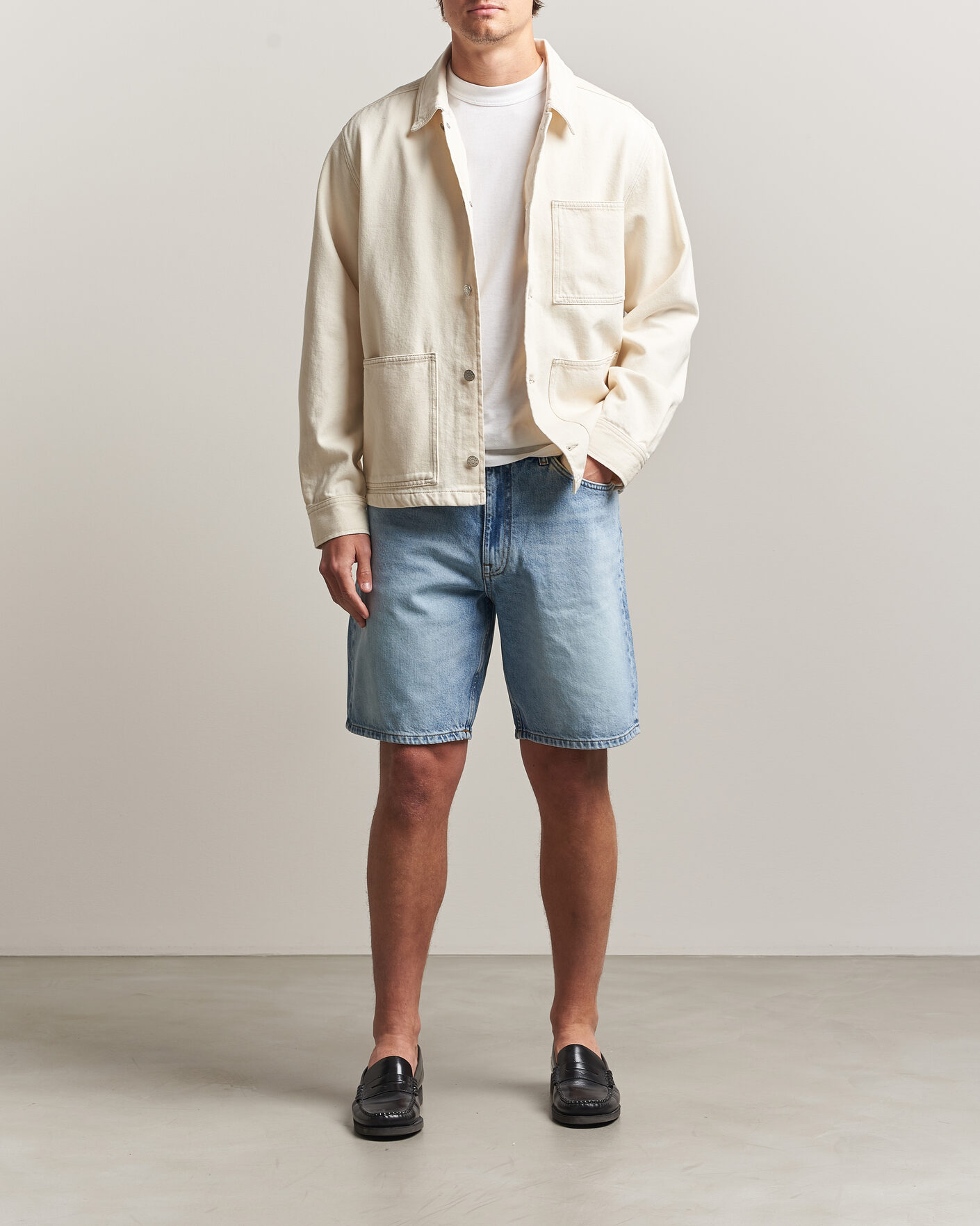 Herren | Shorts | NN07 | Otis Denim Shorts Light Blue Washed