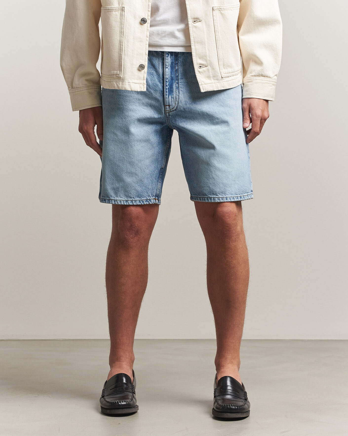Herren | Shorts | NN07 | Otis Denim Shorts Light Blue Washed
