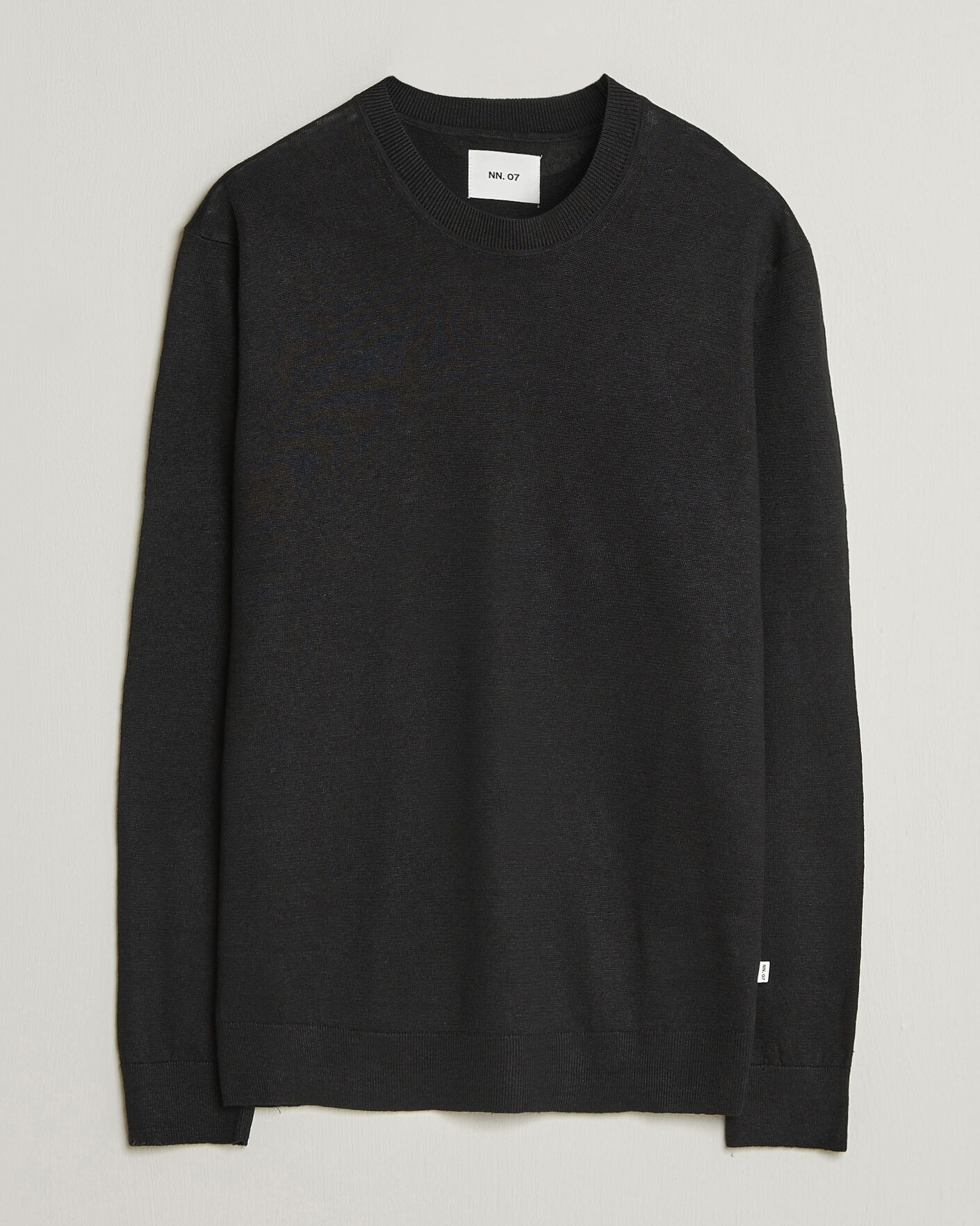 Herren | Pullover | NN07 | Ted Linen Knitted Sweater Black