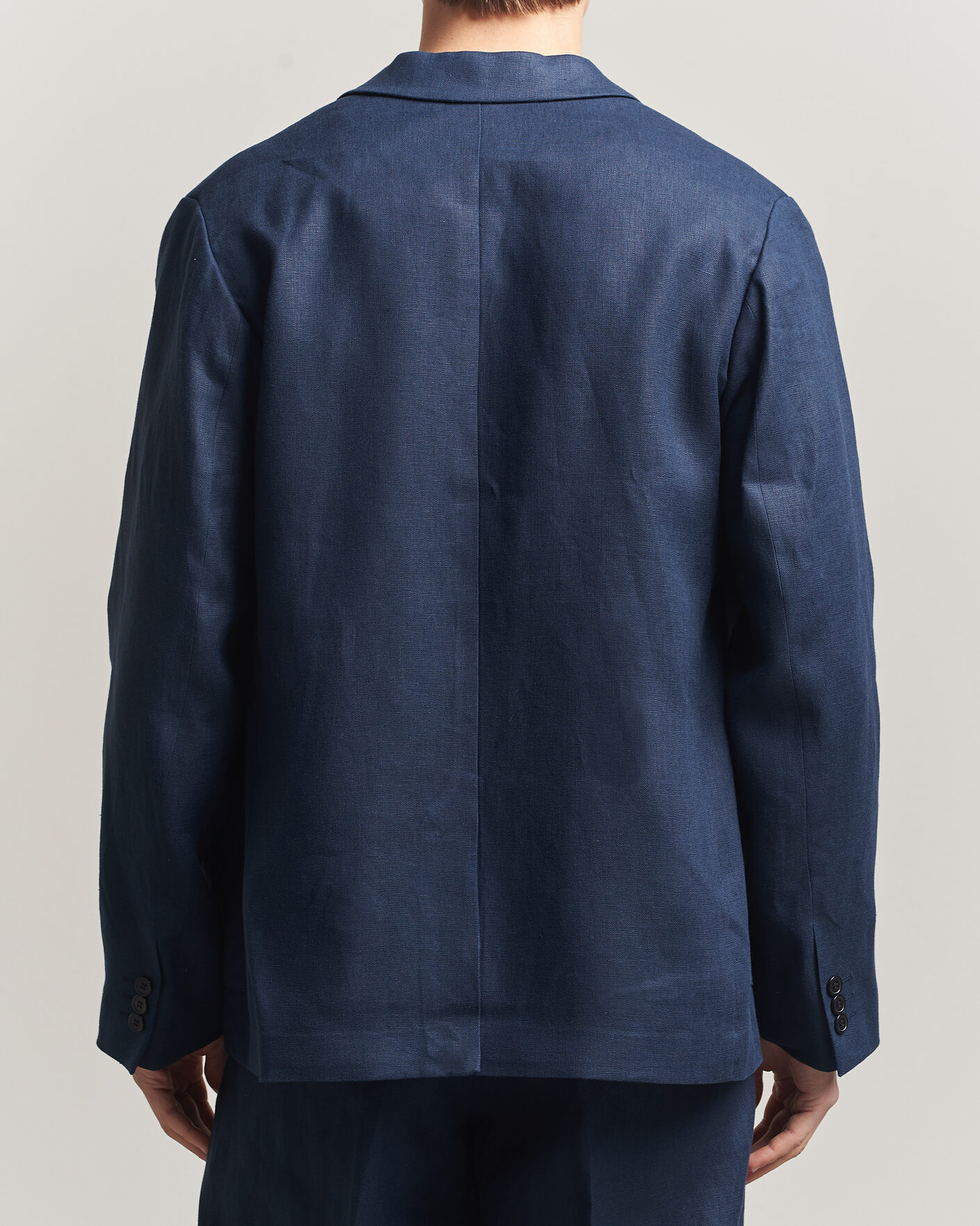Herren | Sakkos | NN07 | Jordin Linen Double Breasted Blazer Navy Blue