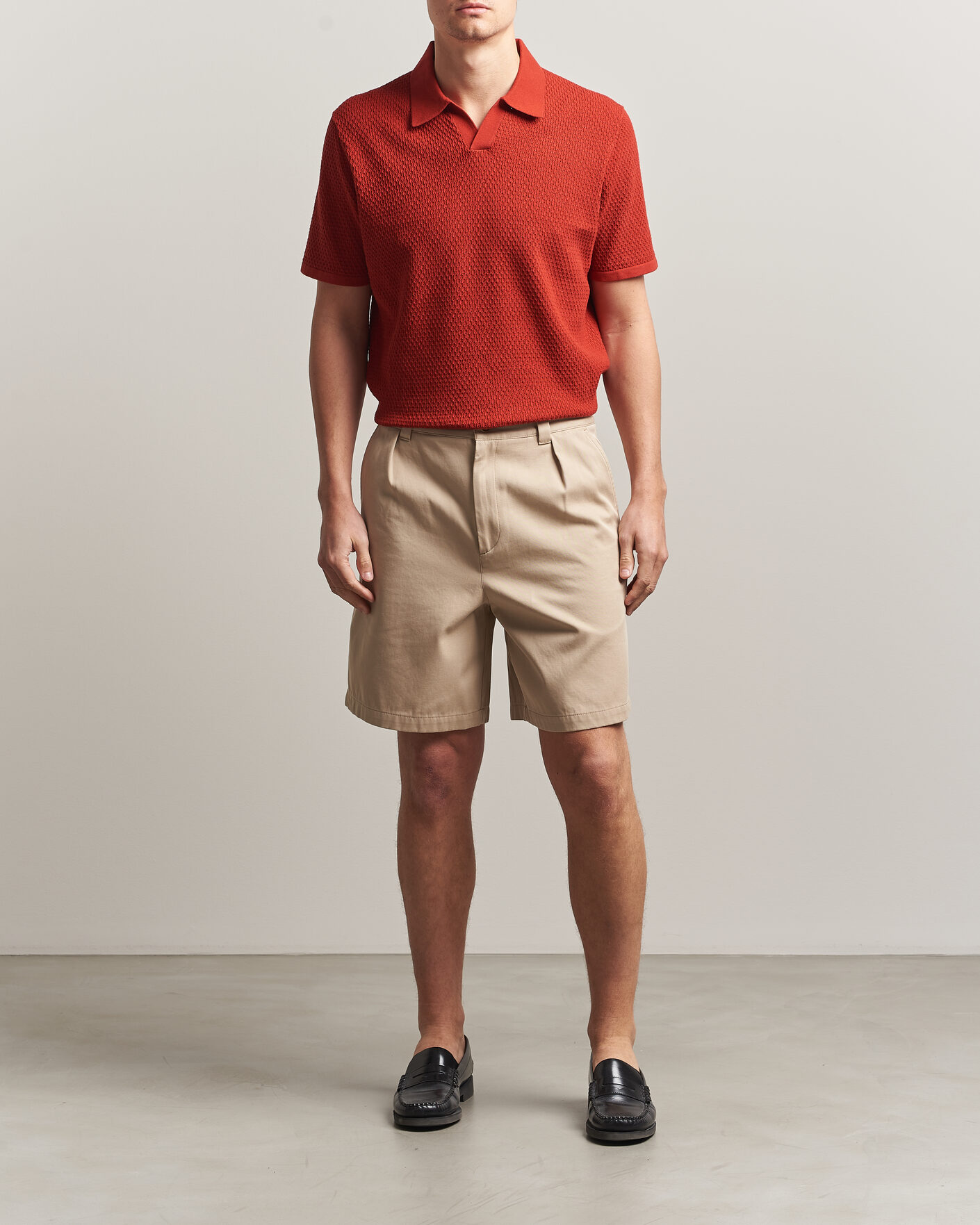 Herren | Poloshirts | NN07 | Paul Knitted Polo Sienna Heat