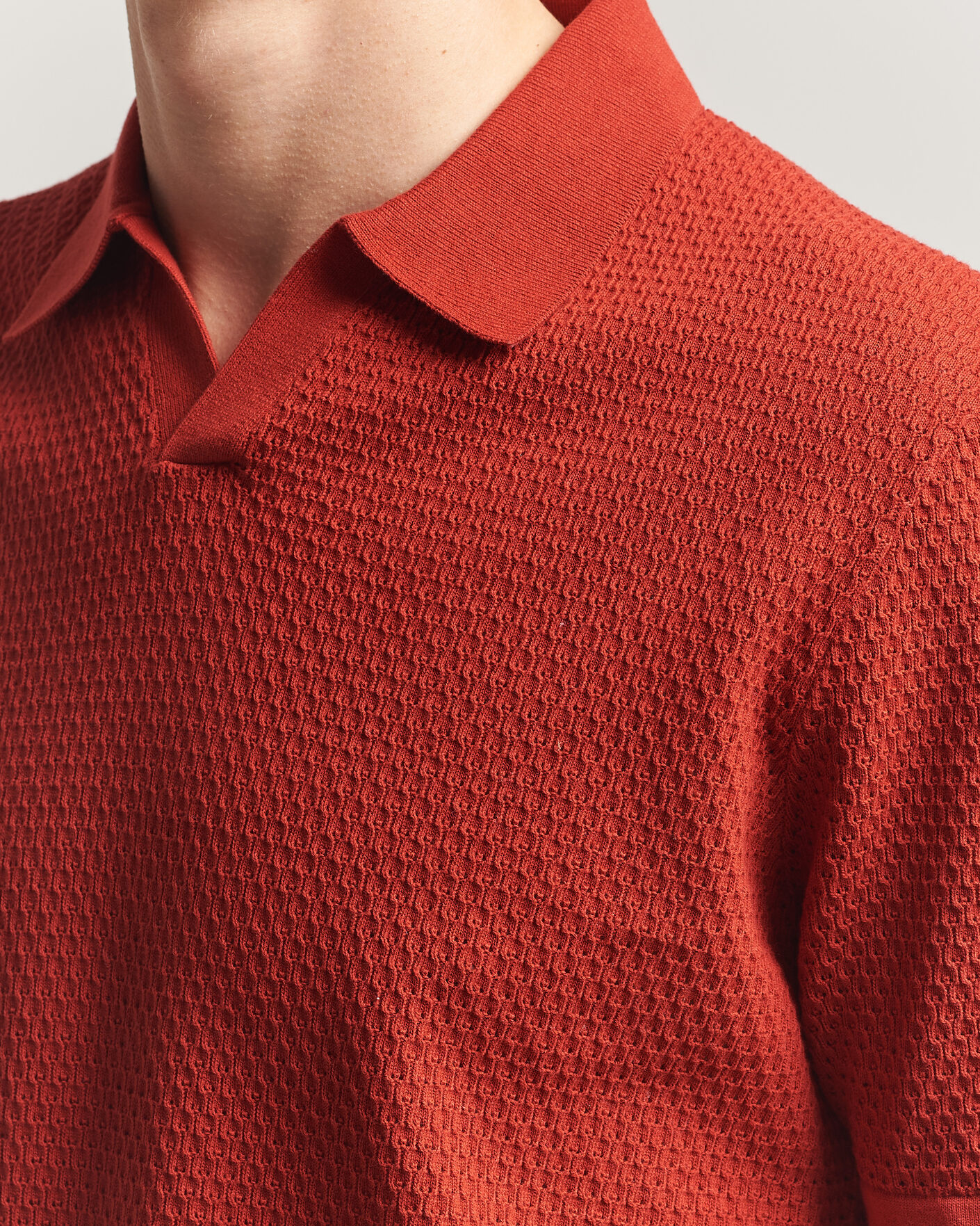 Herren | Poloshirts | NN07 | Paul Knitted Polo Sienna Heat