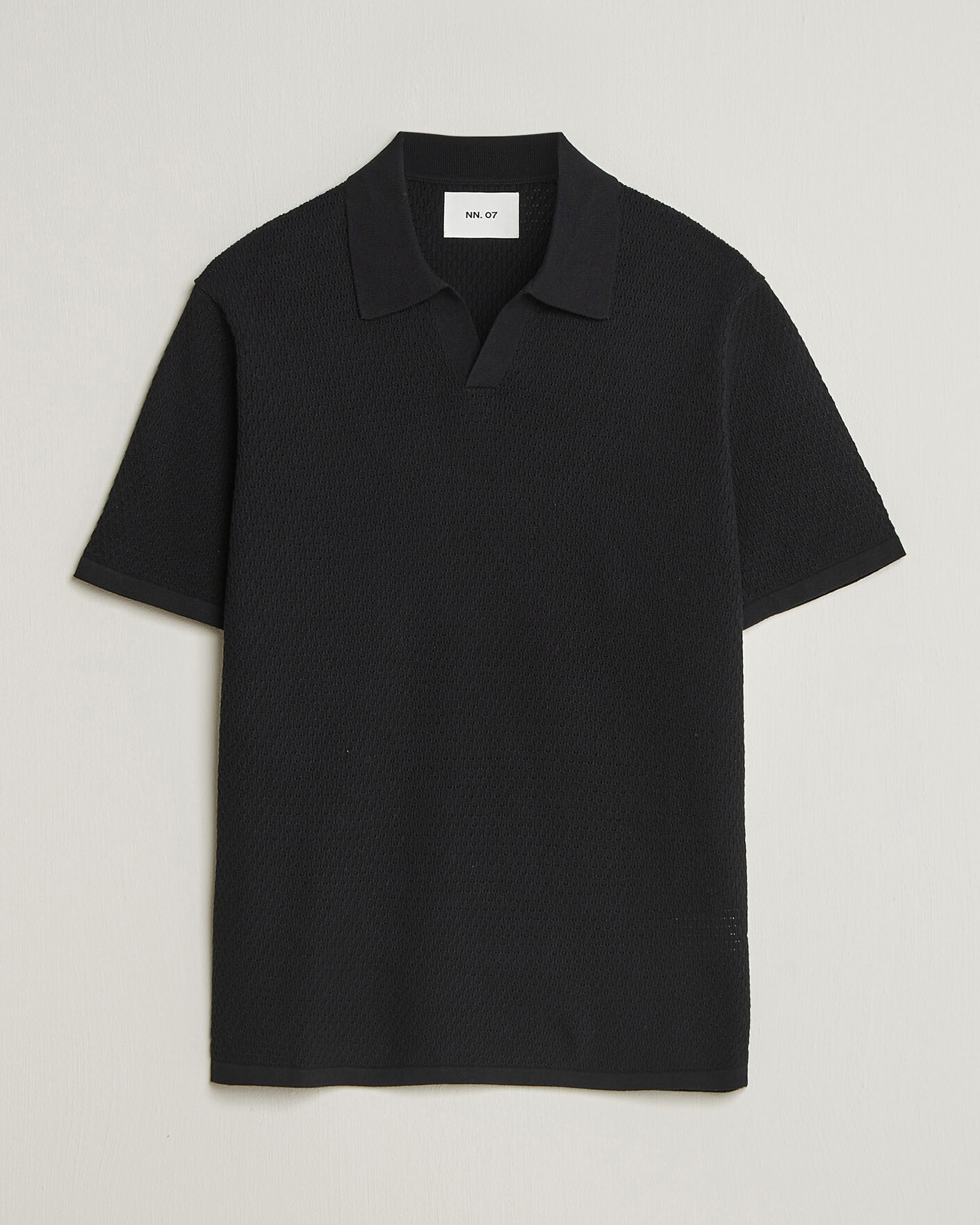 Herren | Poloshirts | NN07 | Paul Knitted Polo Black