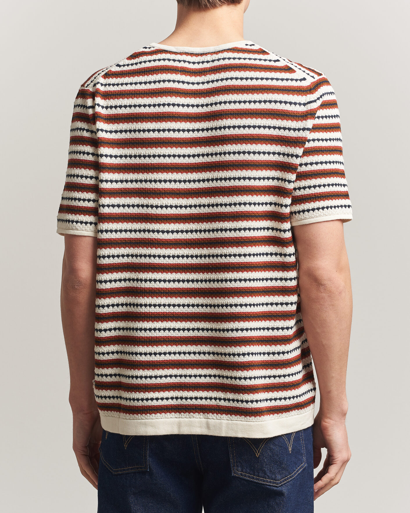 Herren | T-Shirts | NN07 | Bari Knitted Striped T-Shirt Multi