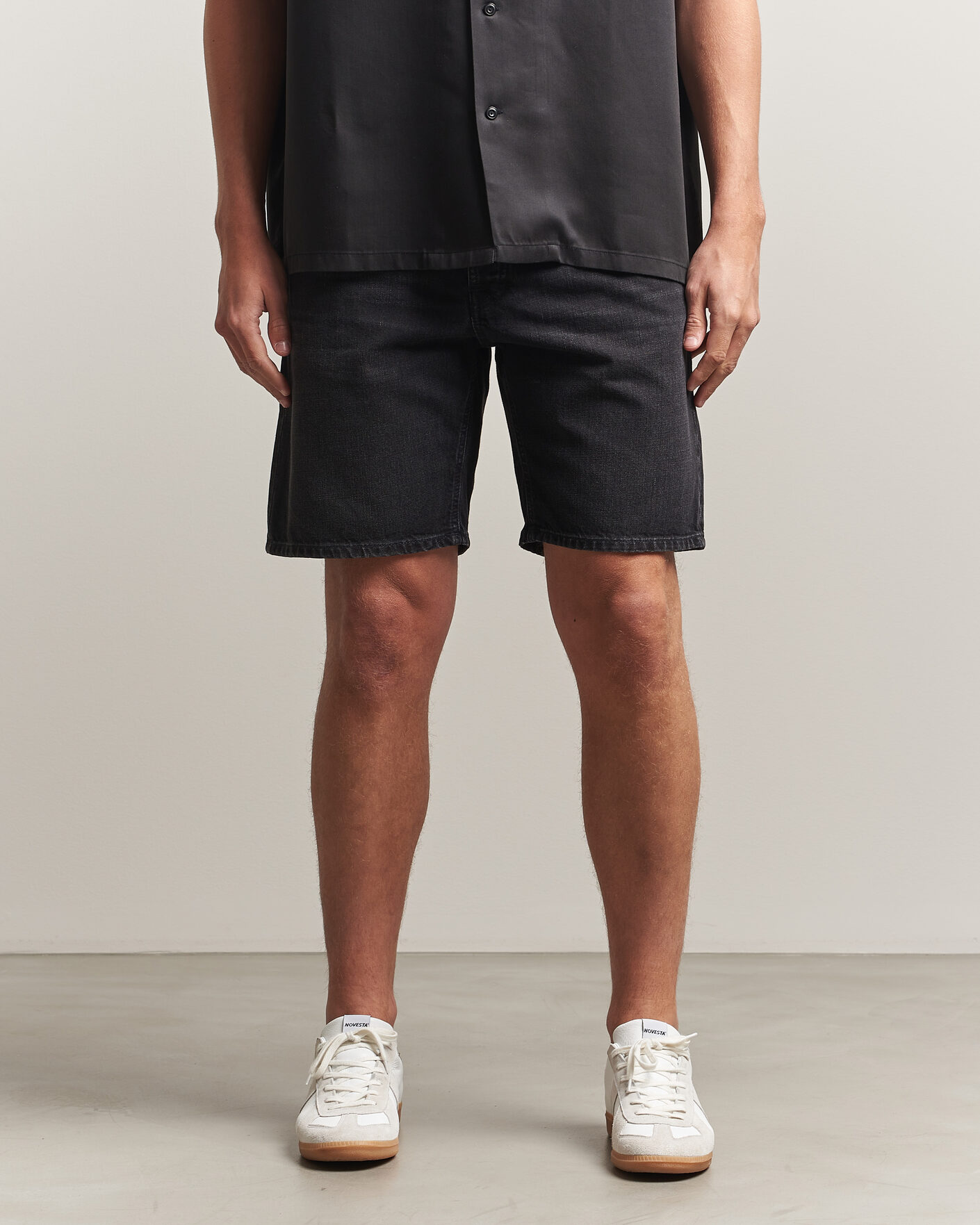 Herren | Shorts | Nudie Jeans | Seth Denim Shorts Dune Black