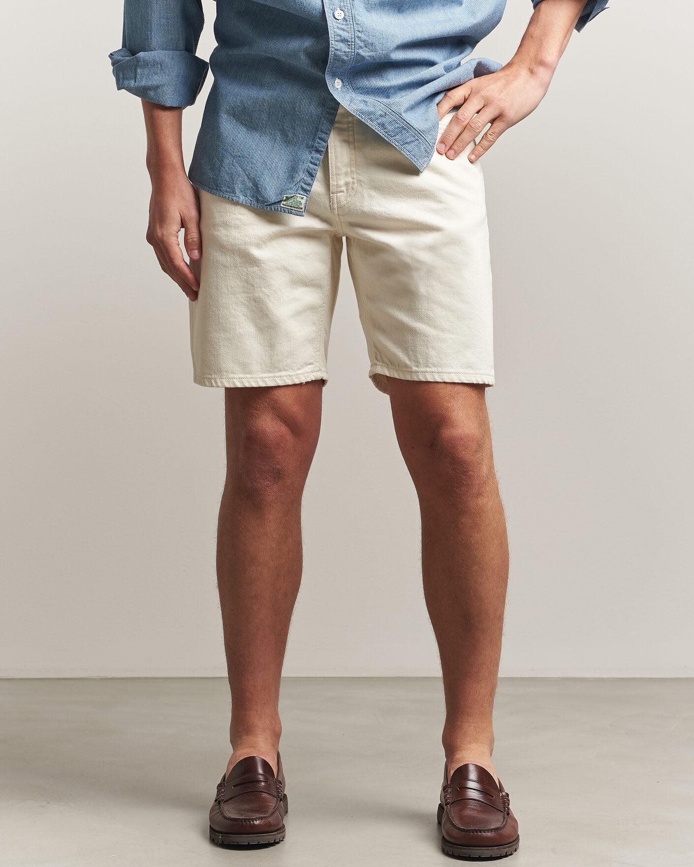 Herren | Shorts | Nudie Jeans | Seth Denim Shorts Everivory