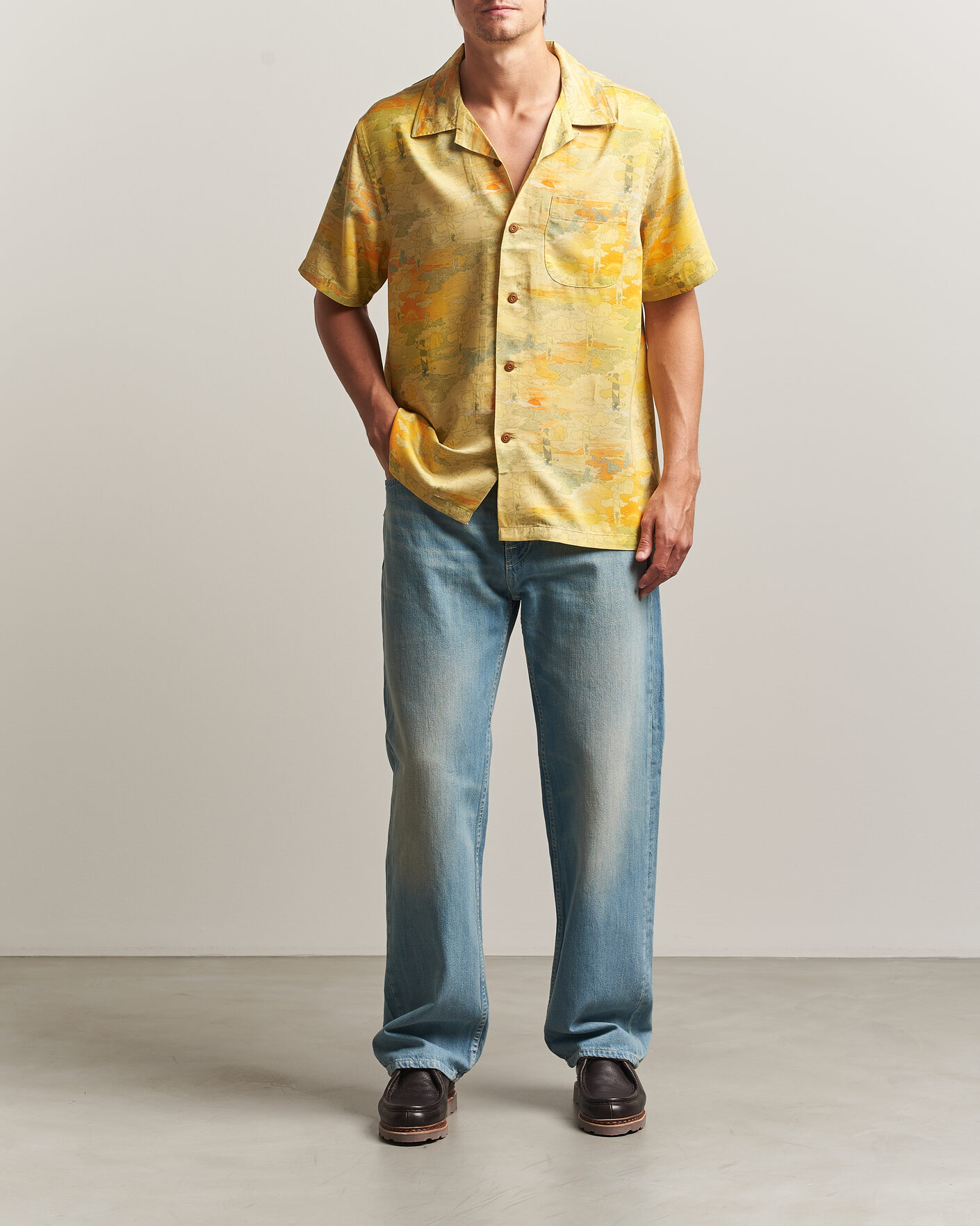 Herren | Hemden | Nudie Jeans | Arvid Hawaii Shirt Drift Away