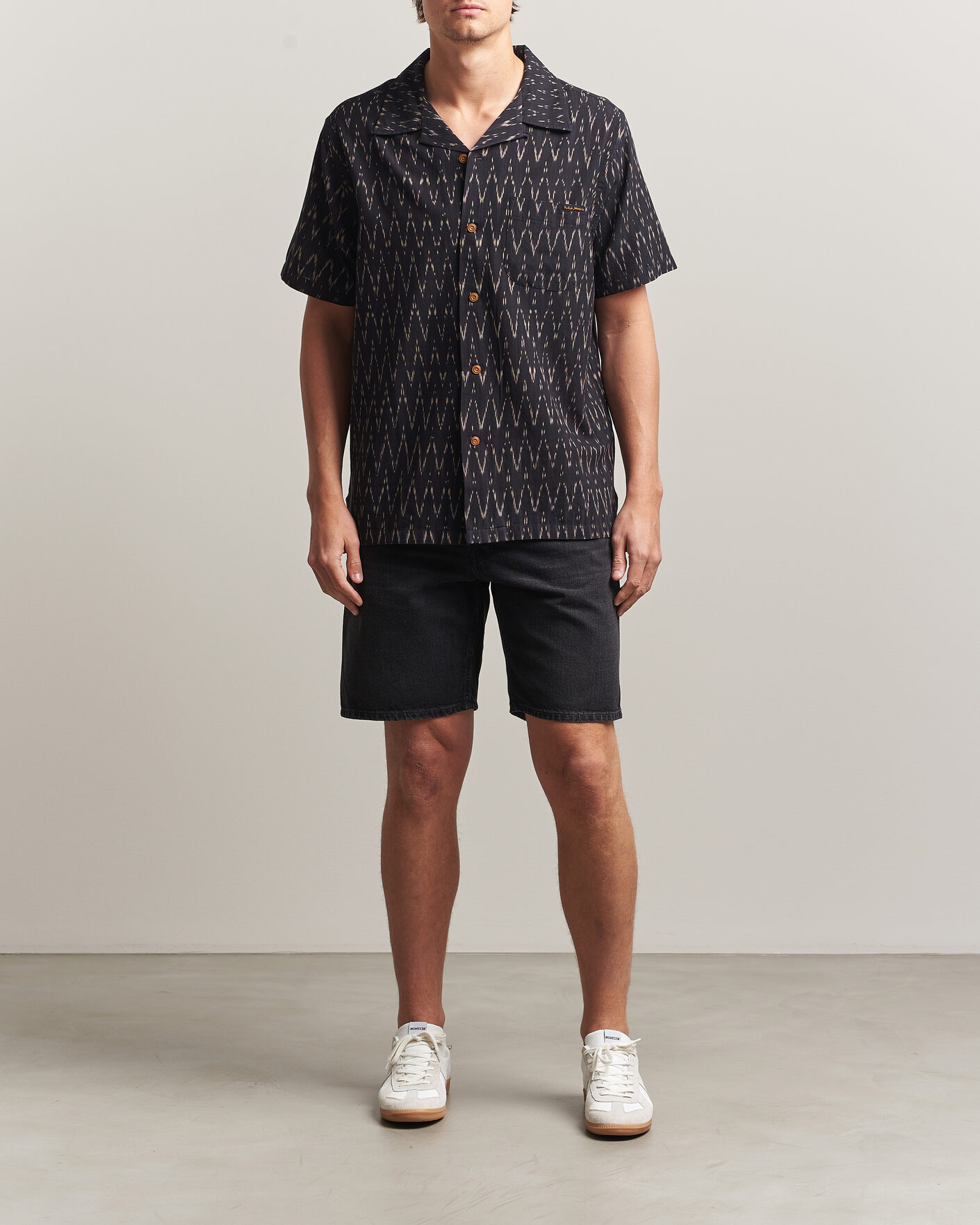 Herren | Hemden | Nudie Jeans | Arvid Hawaii Shirt Ikat Multi