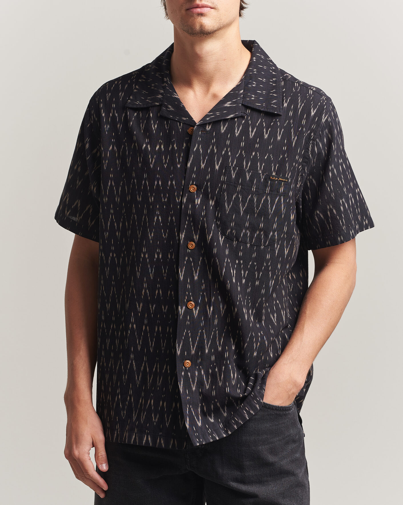 Herren | Hemden | Nudie Jeans | Arvid Hawaii Shirt Ikat Multi