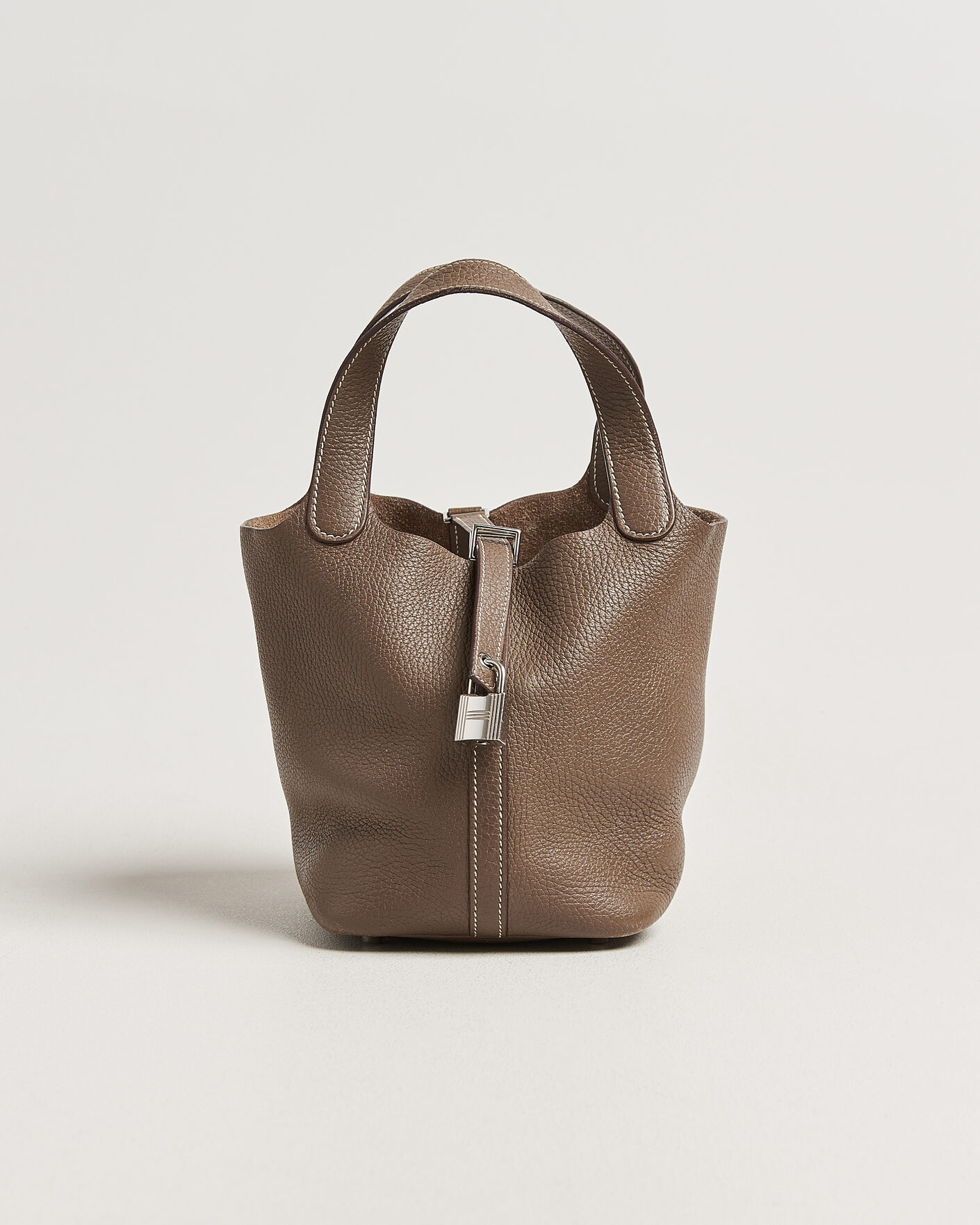 Herren | Pre-Owned & Vintage Bags | Hermès Pre-Owned | Picotin Lock 18 Etoupe