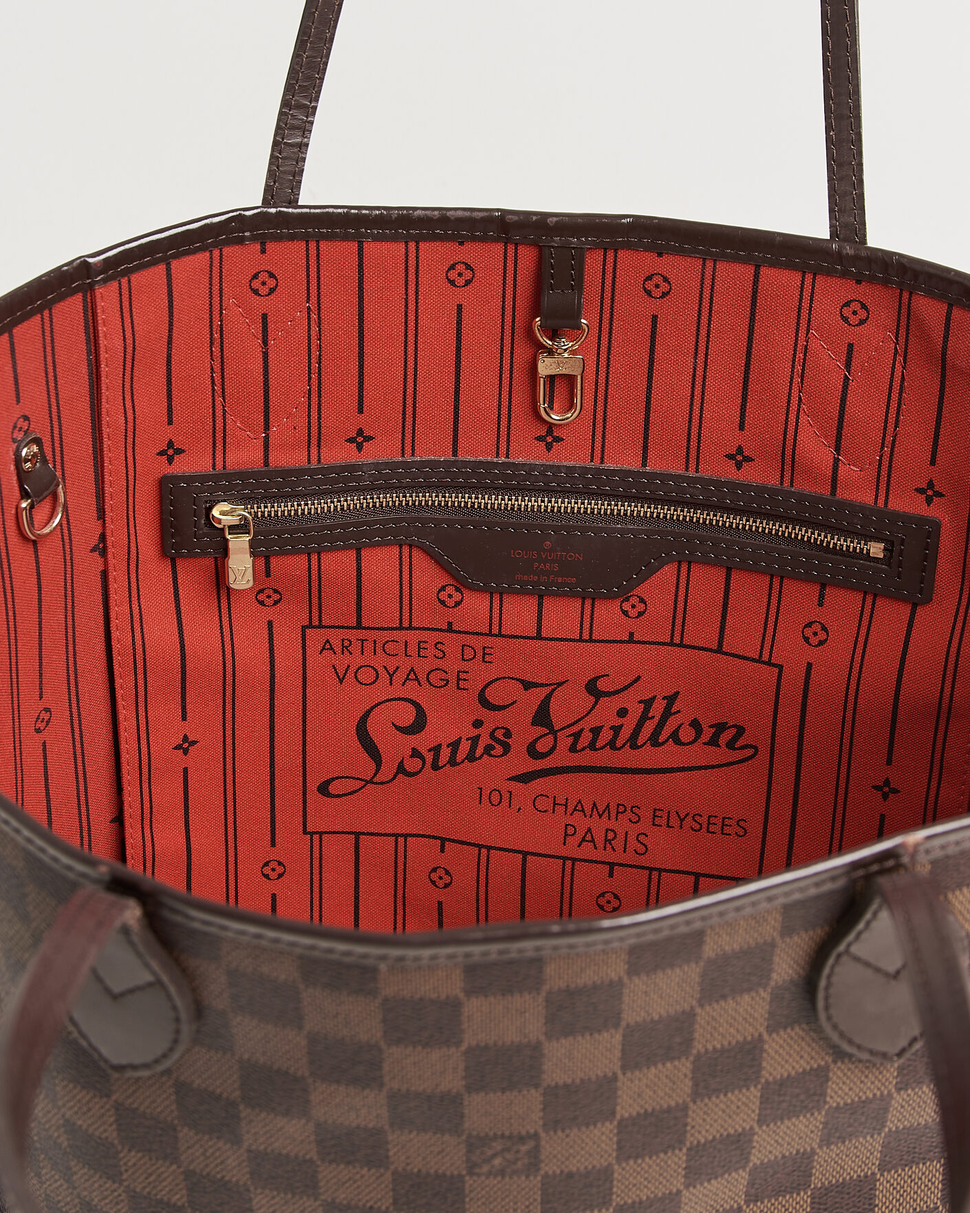 Herren | Pre-Owned & Vintage Bags | Louis Vuitton Pre-Owned | Neverfull MM Damier Ebene