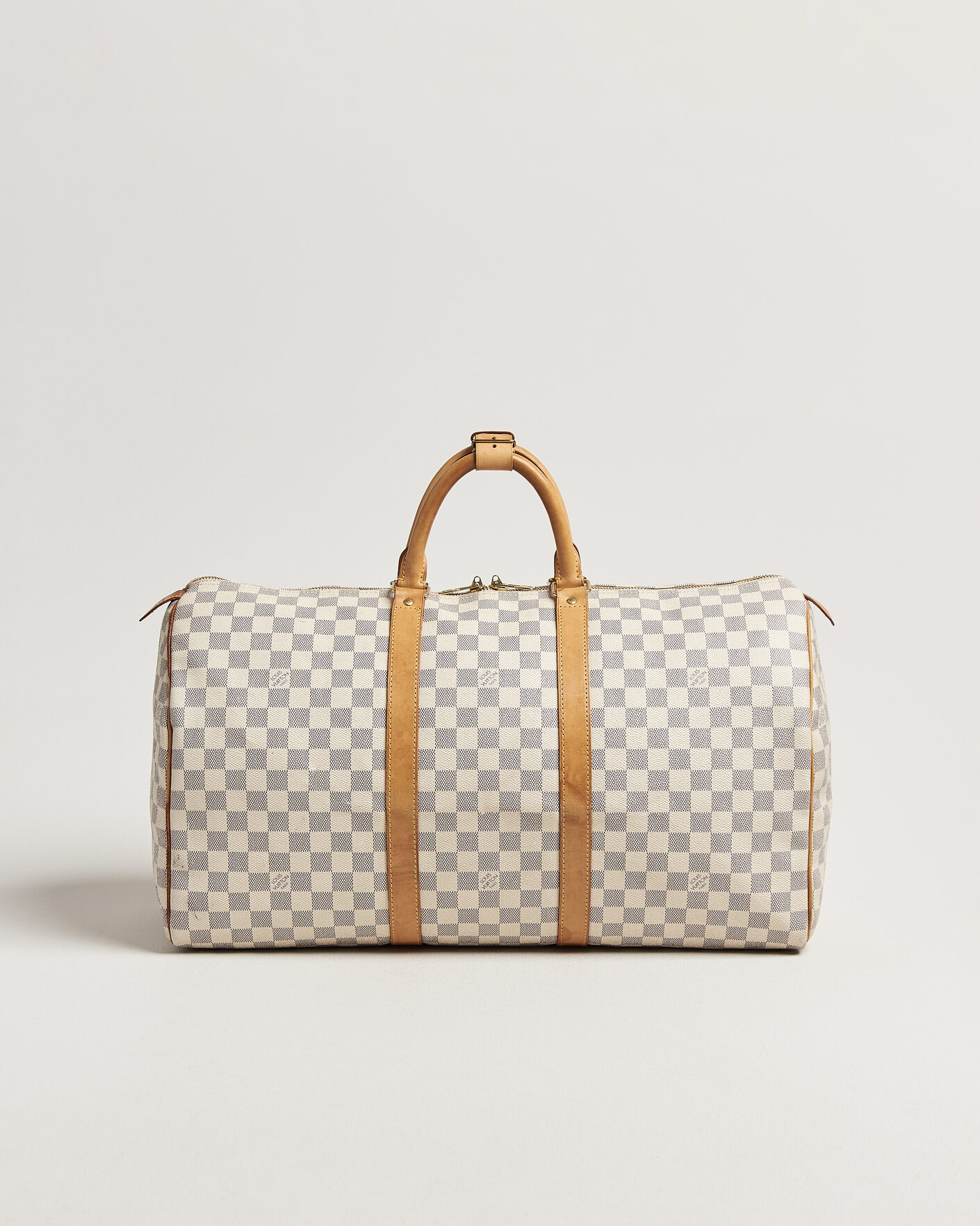 Herren | Pre-Owned & Vintage Bags | Louis Vuitton Pre-Owned | Keepall 50 Damier Azur