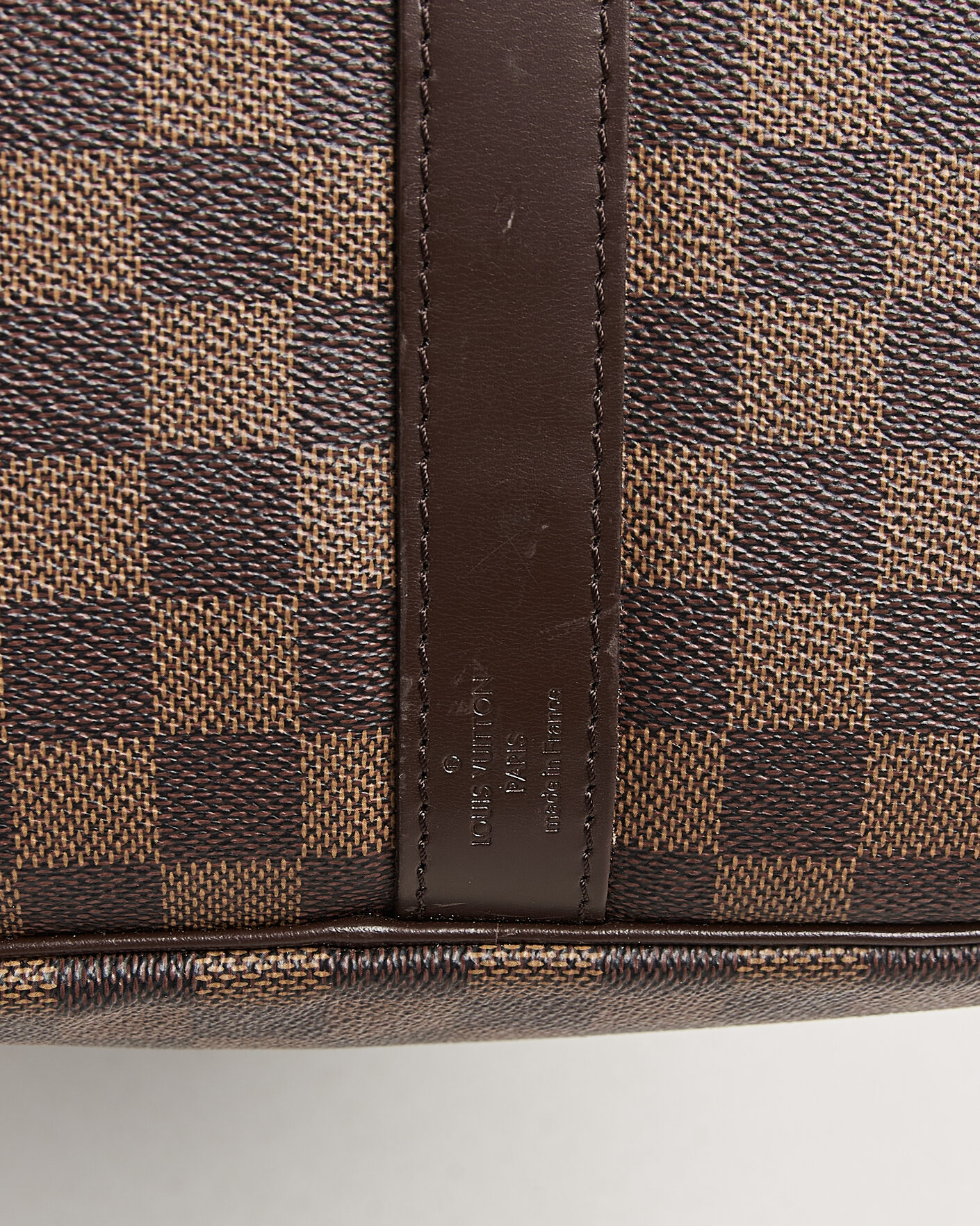 Herren | Pre-Owned & Vintage Bags | Louis Vuitton Pre-Owned | Keepall 55 Bandouliére Damier Ebene