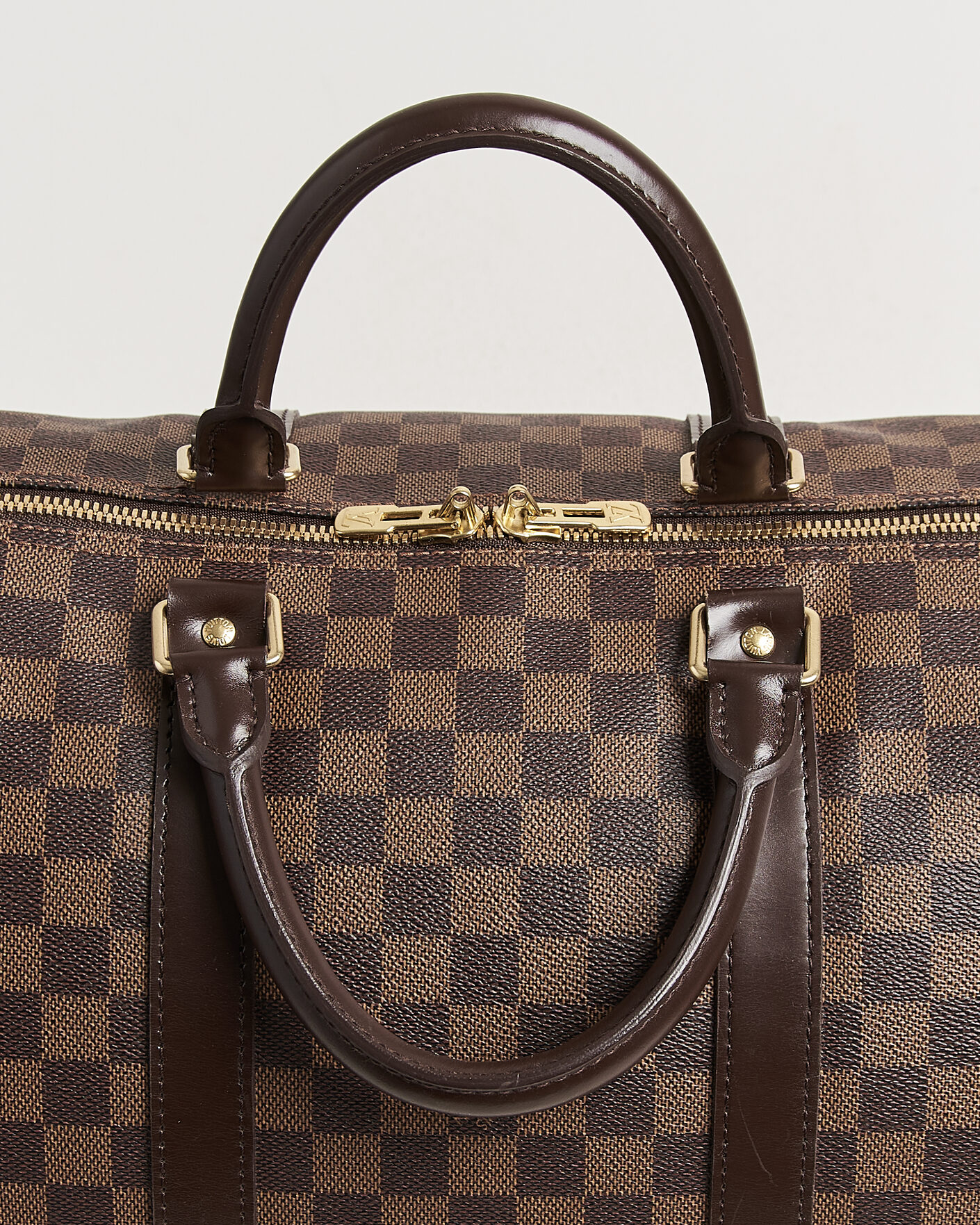 Herren | Pre-Owned & Vintage Bags | Louis Vuitton Pre-Owned | Keepall 55 Bandouliére Damier Ebene