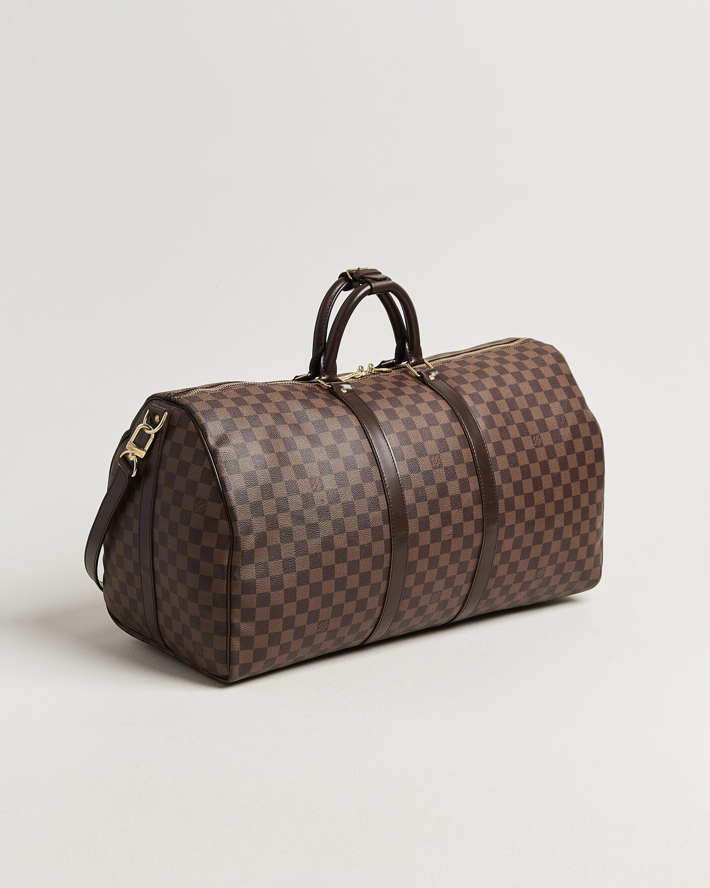 Herren | Pre-Owned & Vintage Bags | Louis Vuitton Pre-Owned | Keepall 55 Bandouliére Damier Ebene