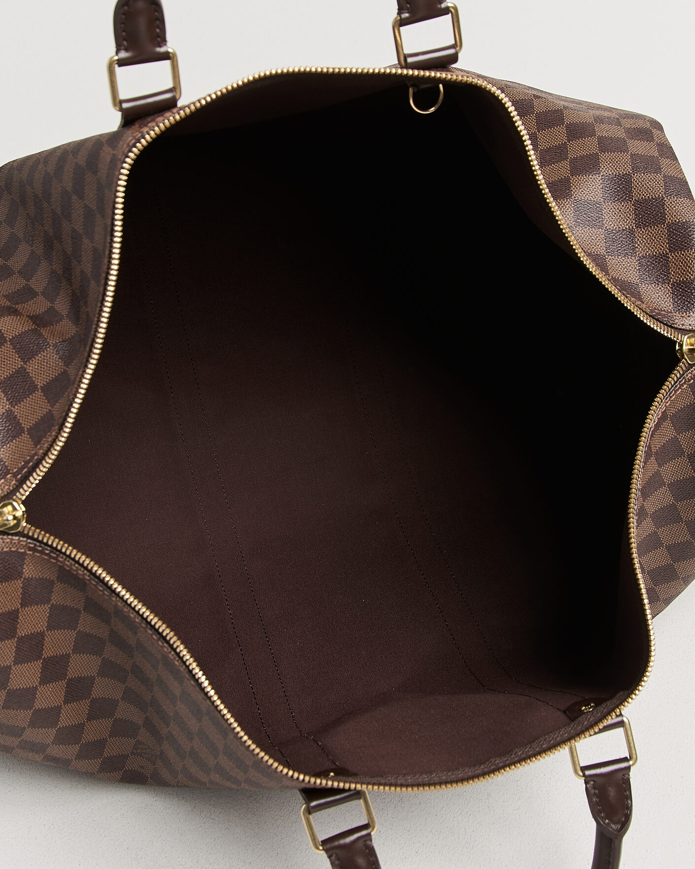 Herren | Pre-Owned & Vintage Bags | Louis Vuitton Pre-Owned | Keepall 55 Bandouliére Damier Ebene