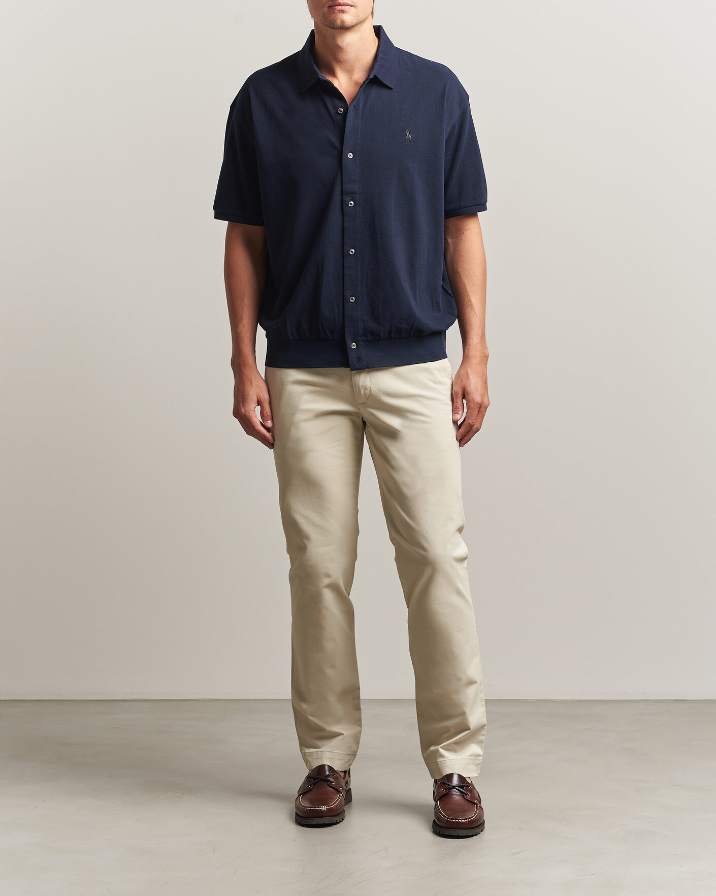 Herren | Poloshirts | Polo Ralph Lauren | Buttoned Polo Aviator Navy