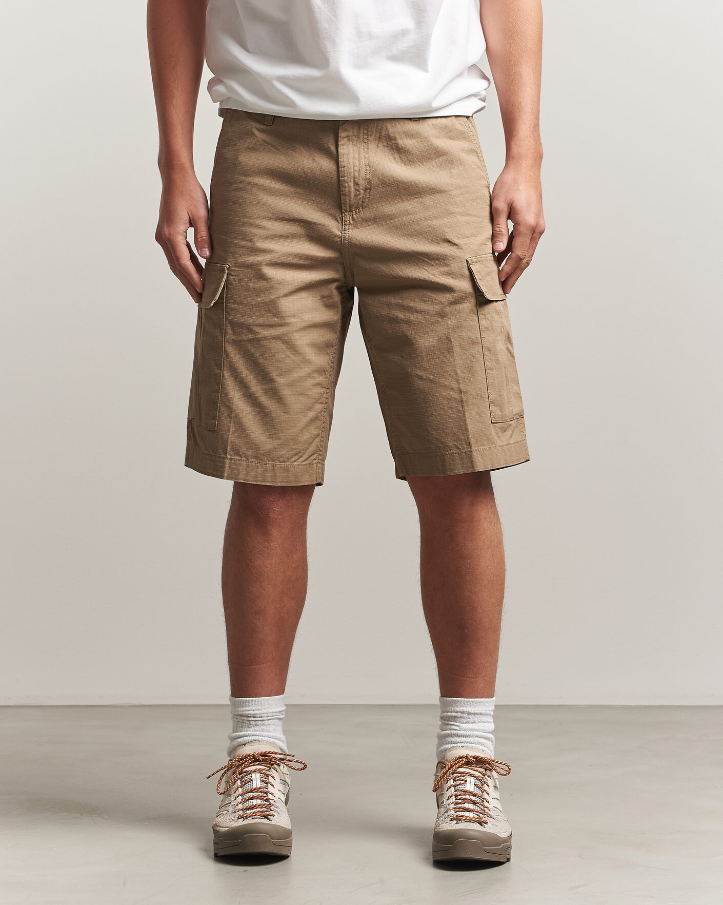 Herren | Shorts | Carhartt WIP | Regular Cargo Ripstop Shorts Leather